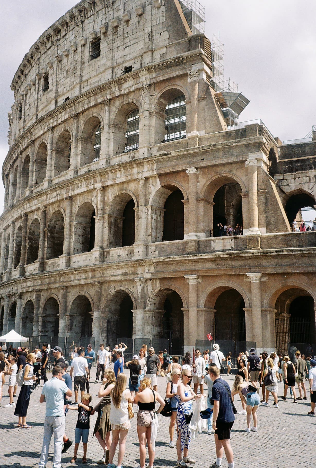 Visiting the Colosseum