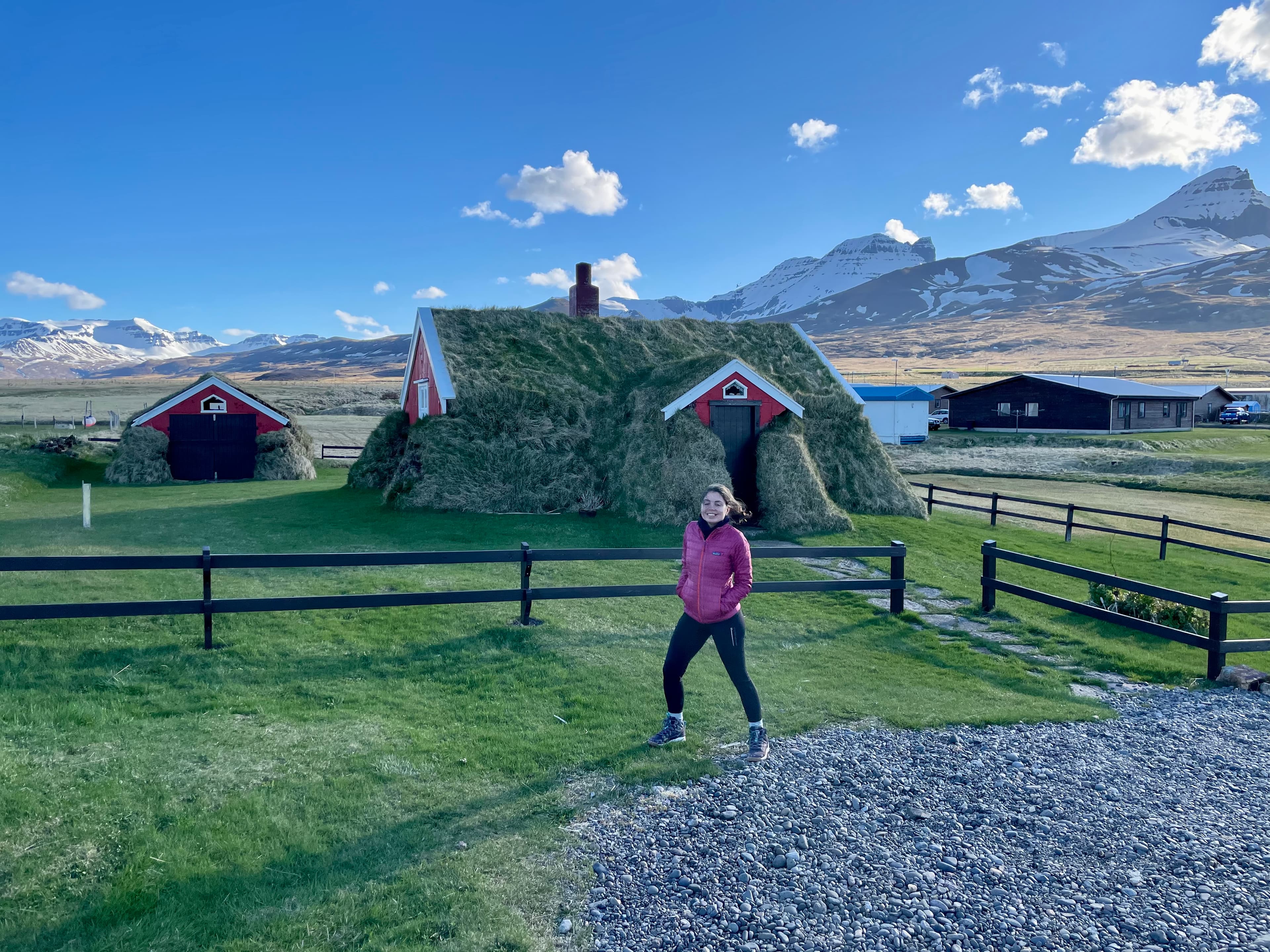 Travel advisor posing in a valley