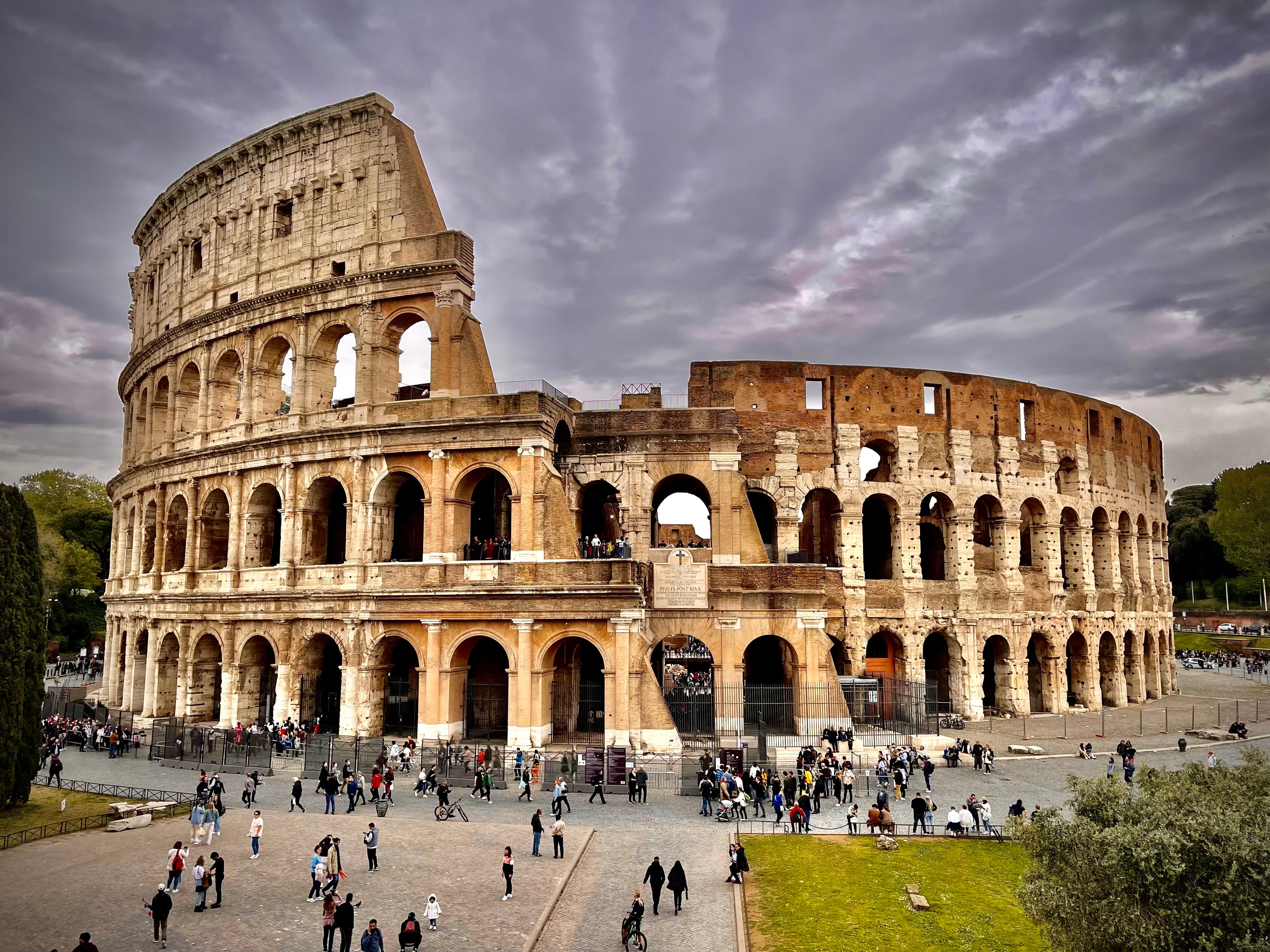 View of colosseum