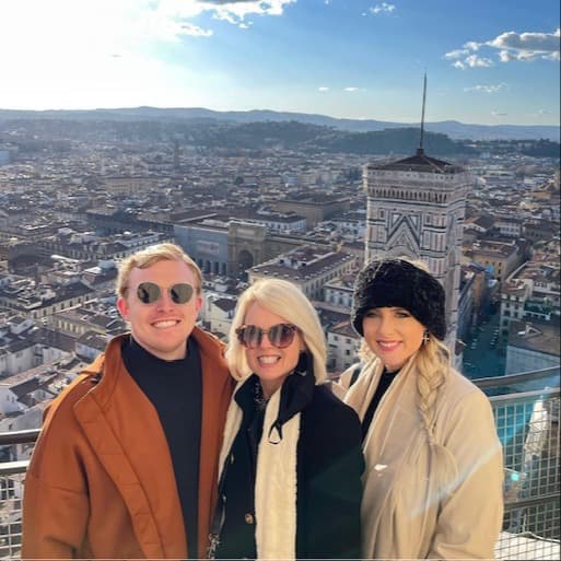 Beautiful family travelling together
