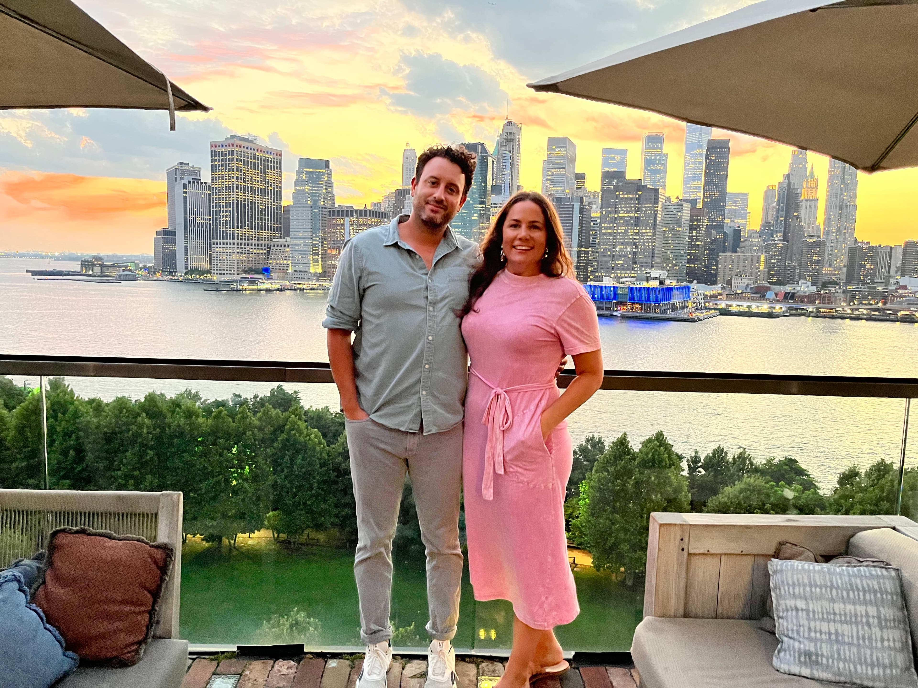 Posing for a couple photo