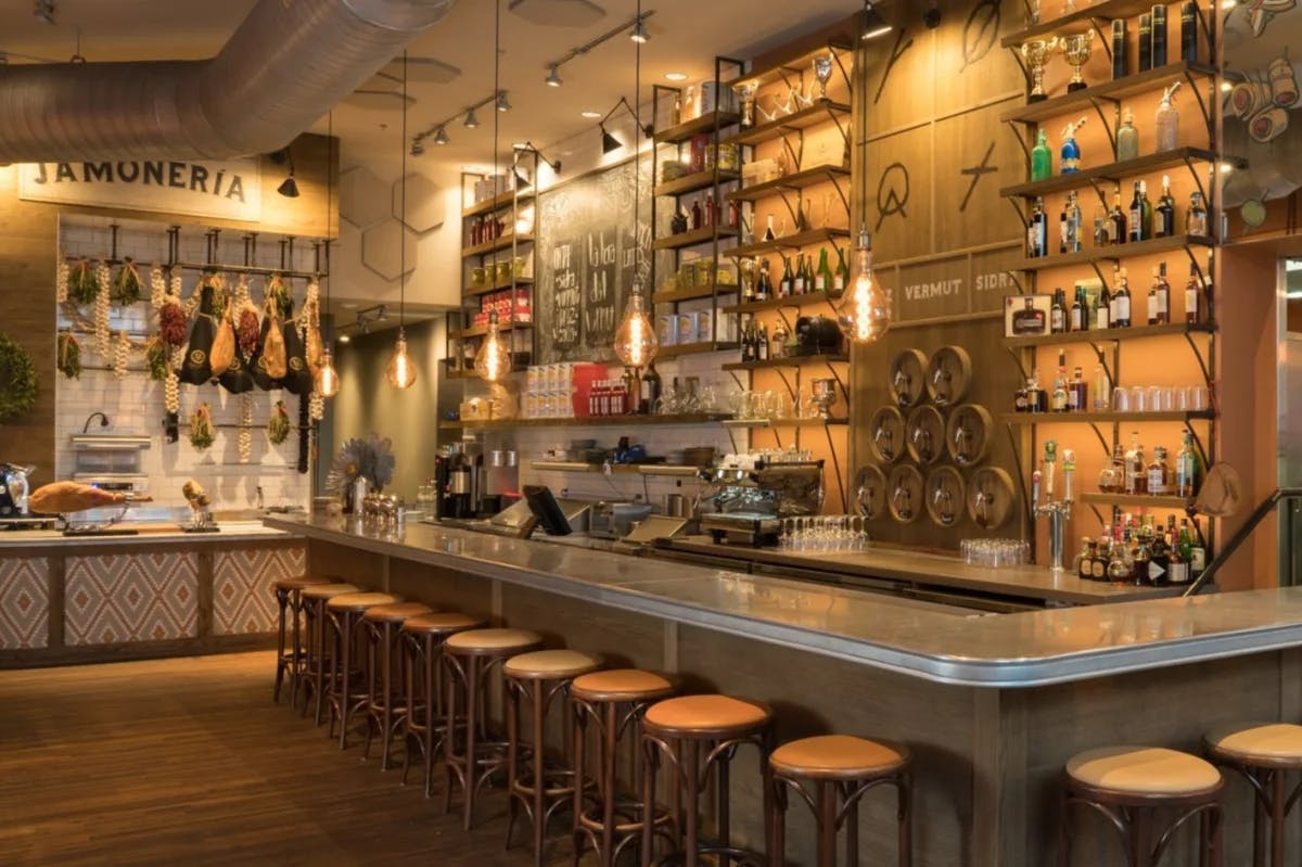 Cúrate is a Spanish restaurant offering elevated small plates, cured meats, sherries & wine.