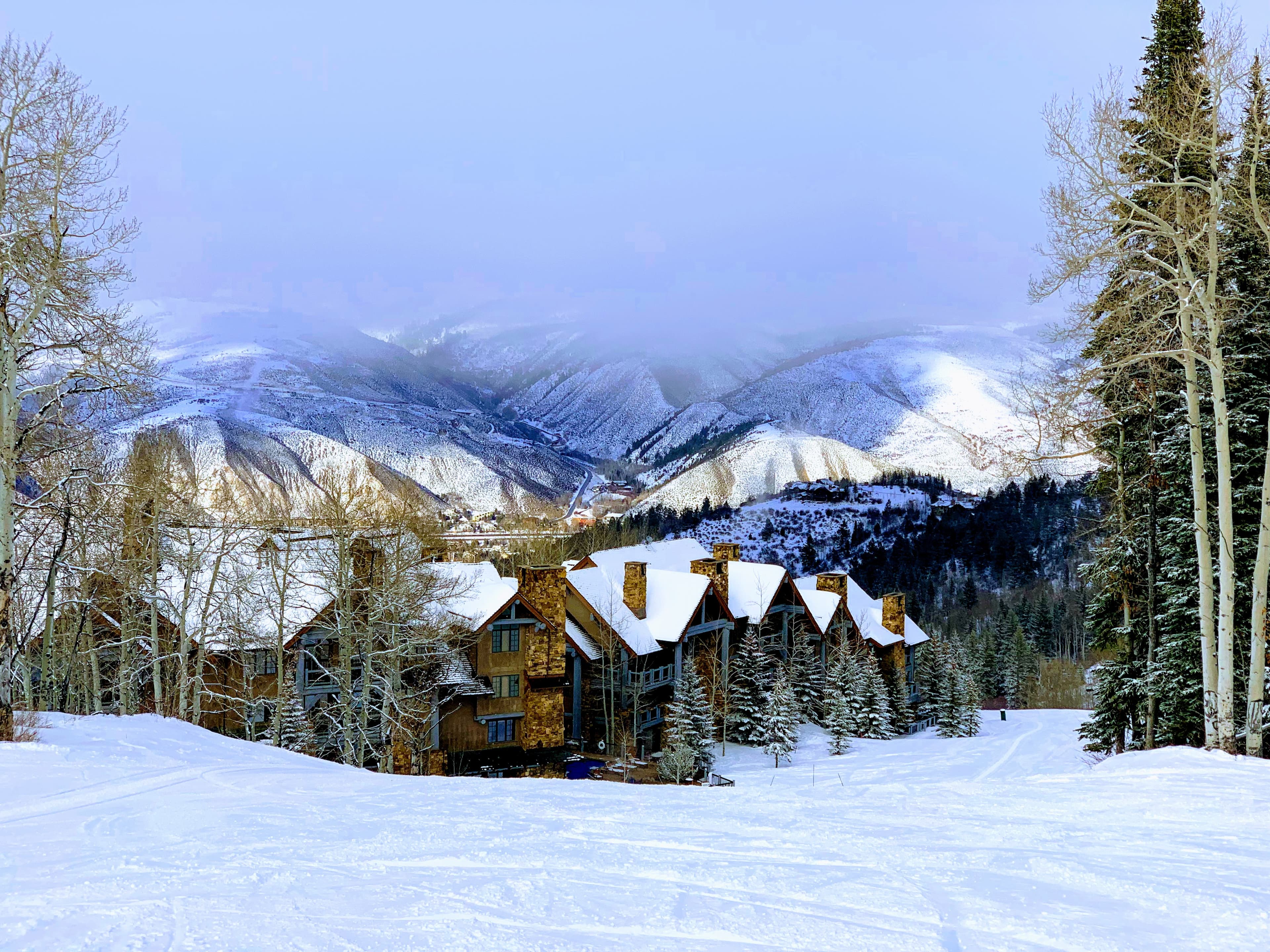 View of a snowy region