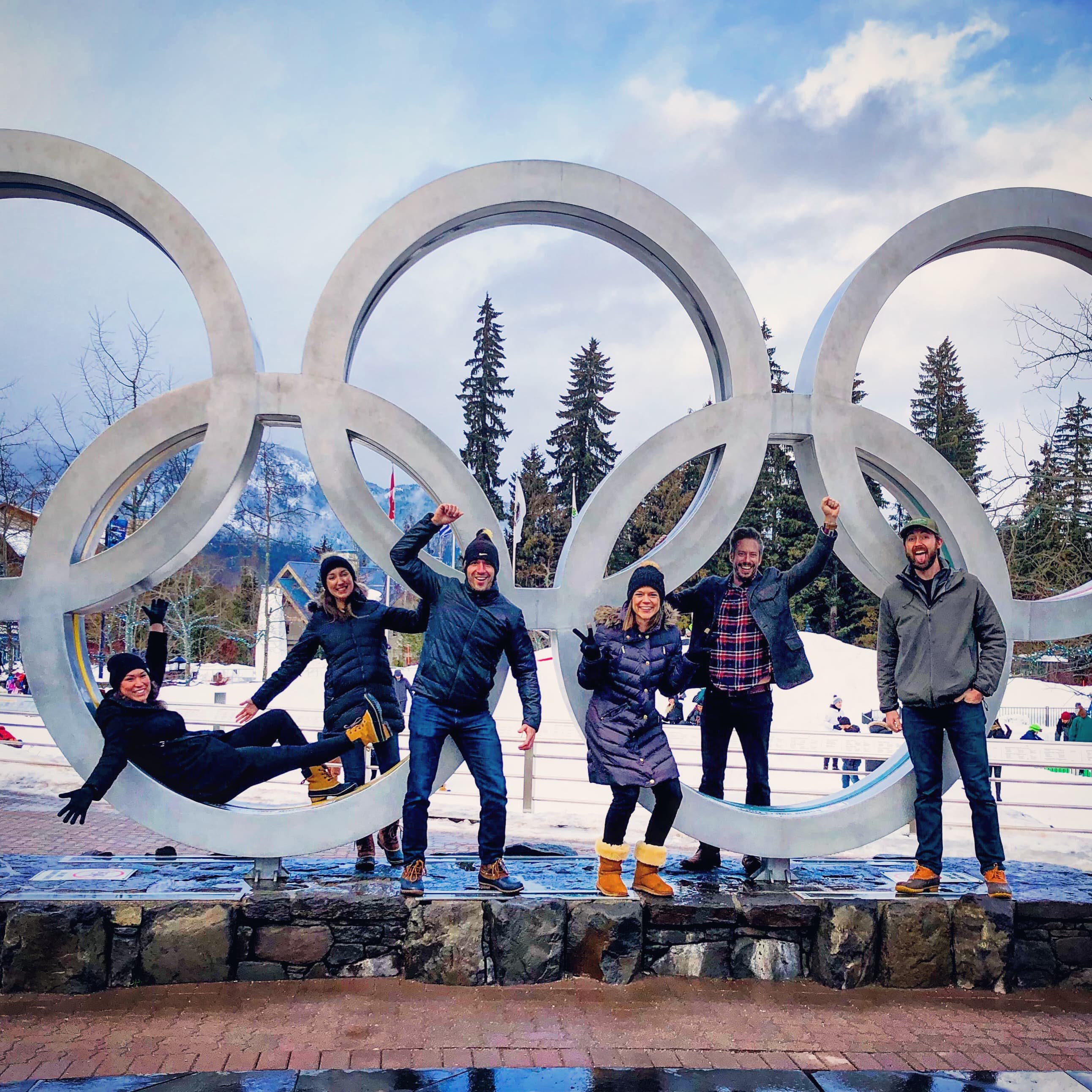 Group of people posing