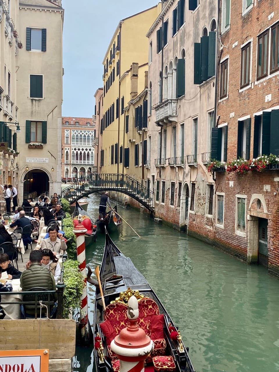 View of a hotel by a canal