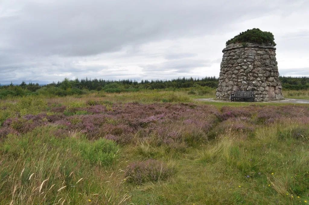 Culloden Moor is a solemn and haunting battlefield where the historic Battle of Culloden took place.