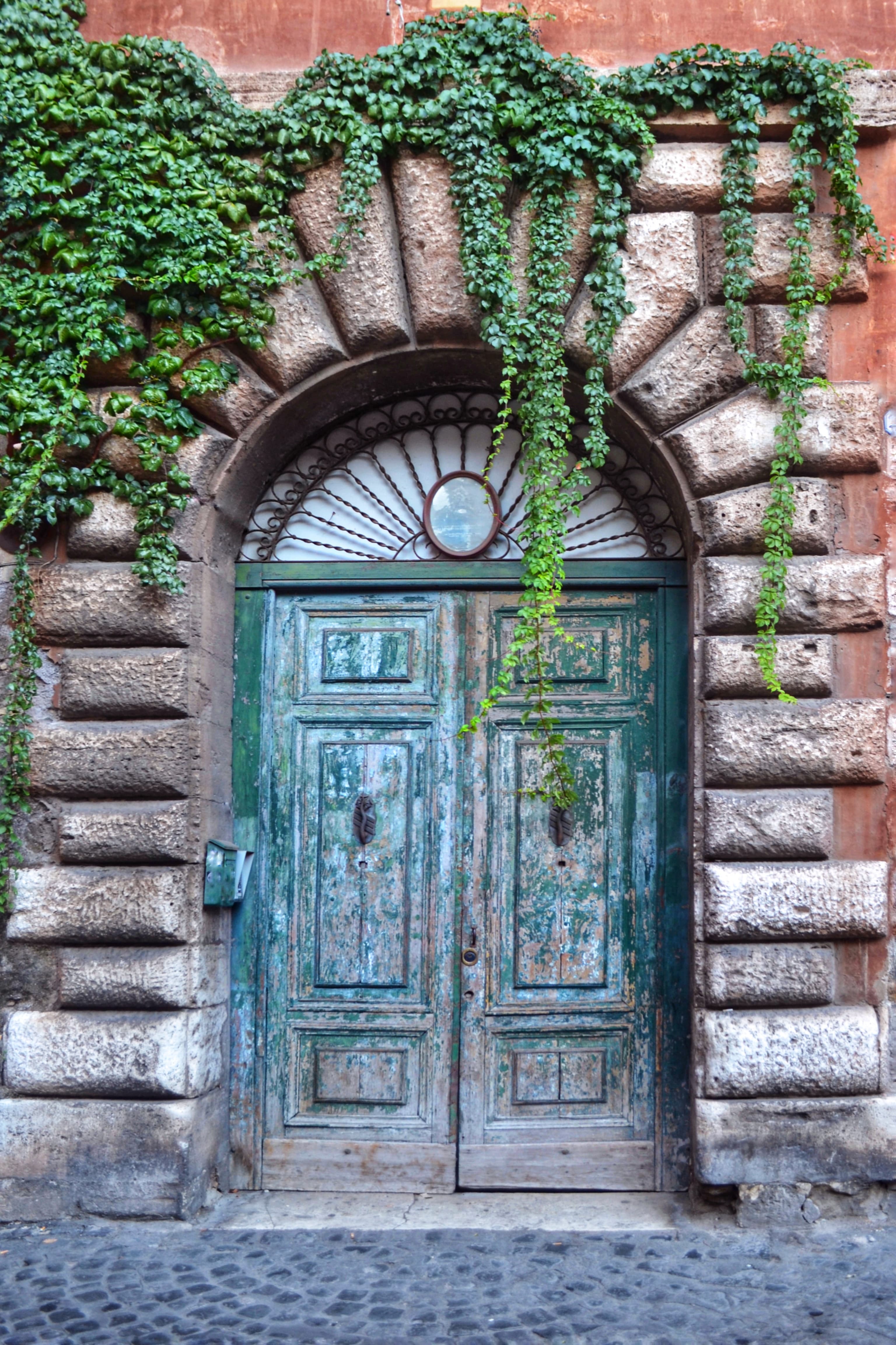 An old roman door