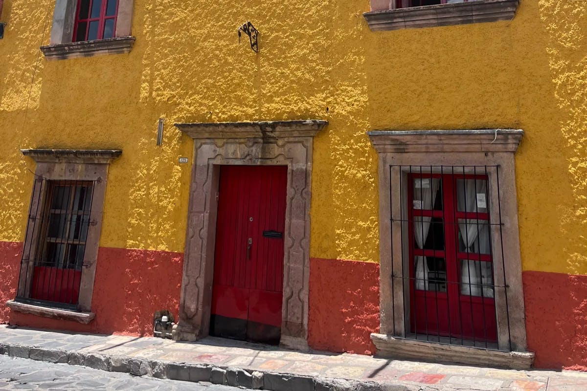 Colorful street in Mexico
