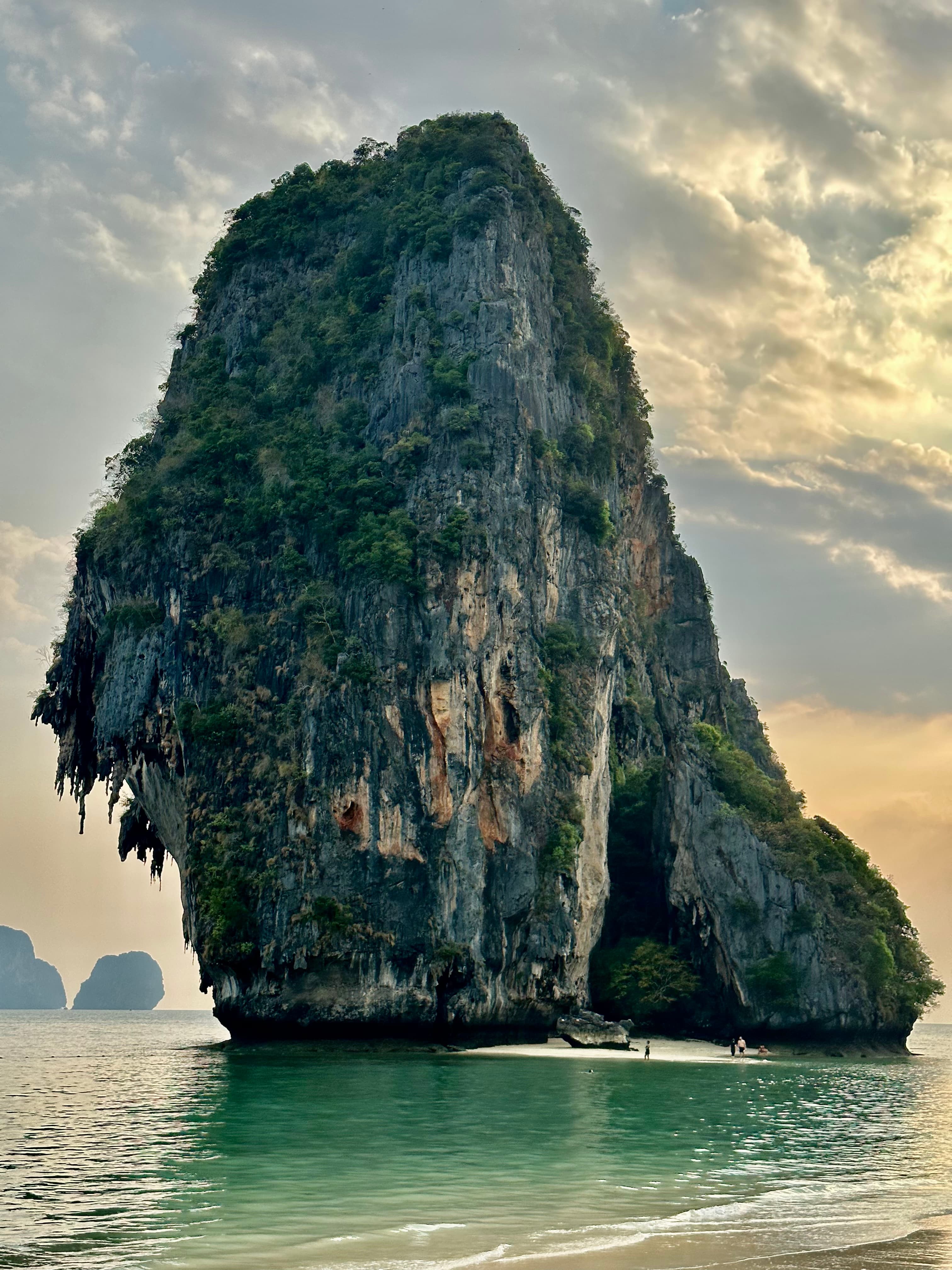 A picture of a rock formation in Thailand.