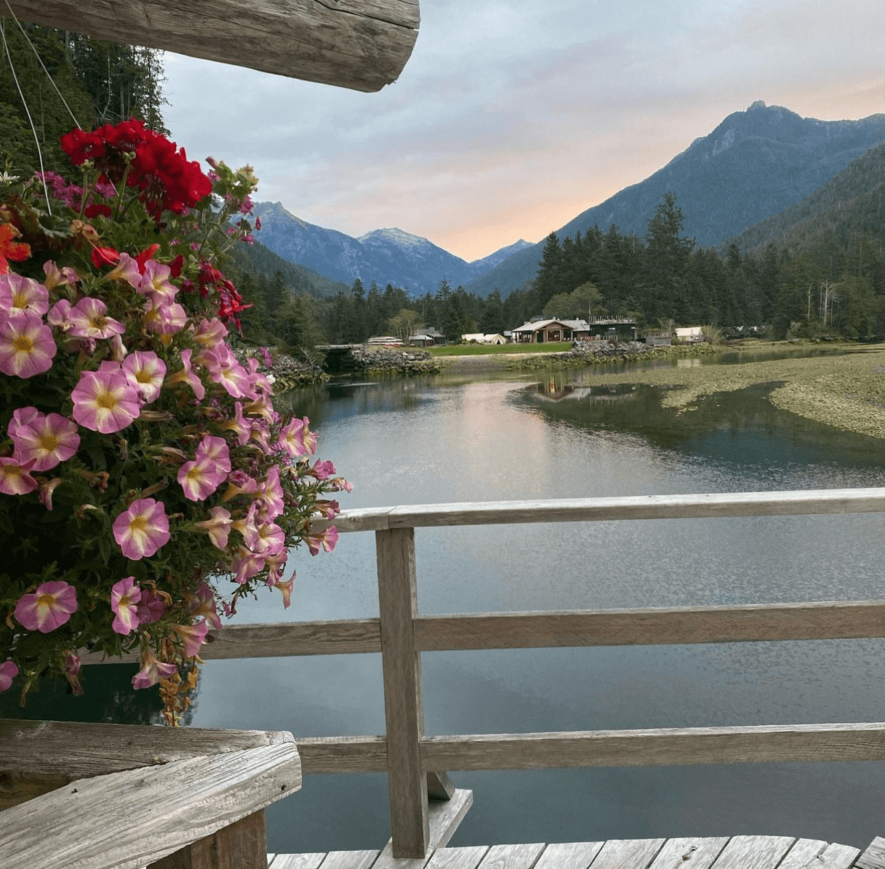 A beautiful view of lake