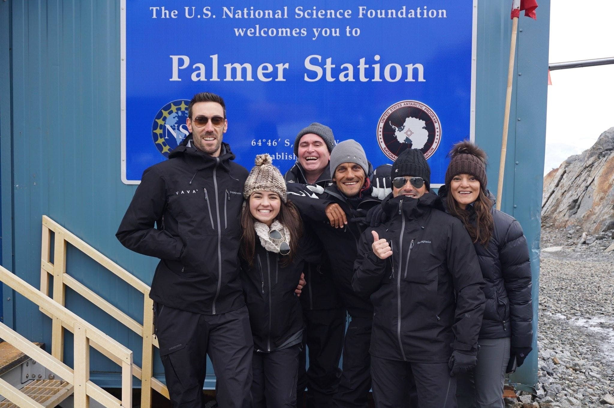 grout photo at Palmer Station