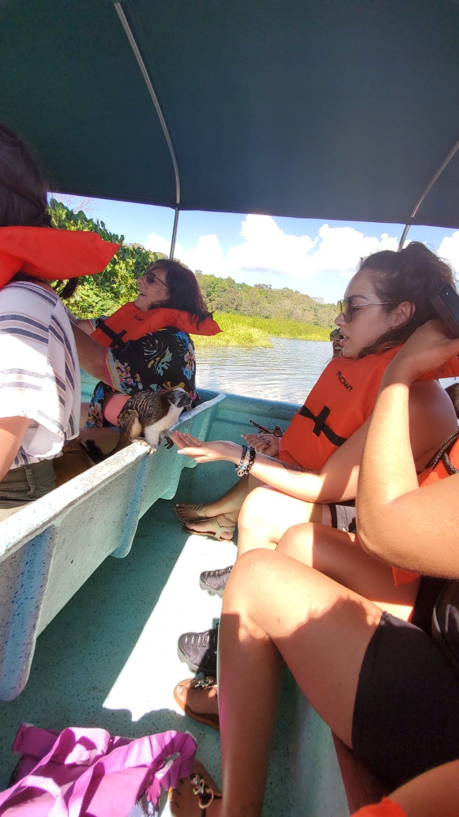 Picture of Samira in boat