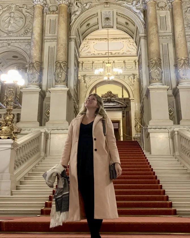 Picture of Maddie at Austria Burgtheater