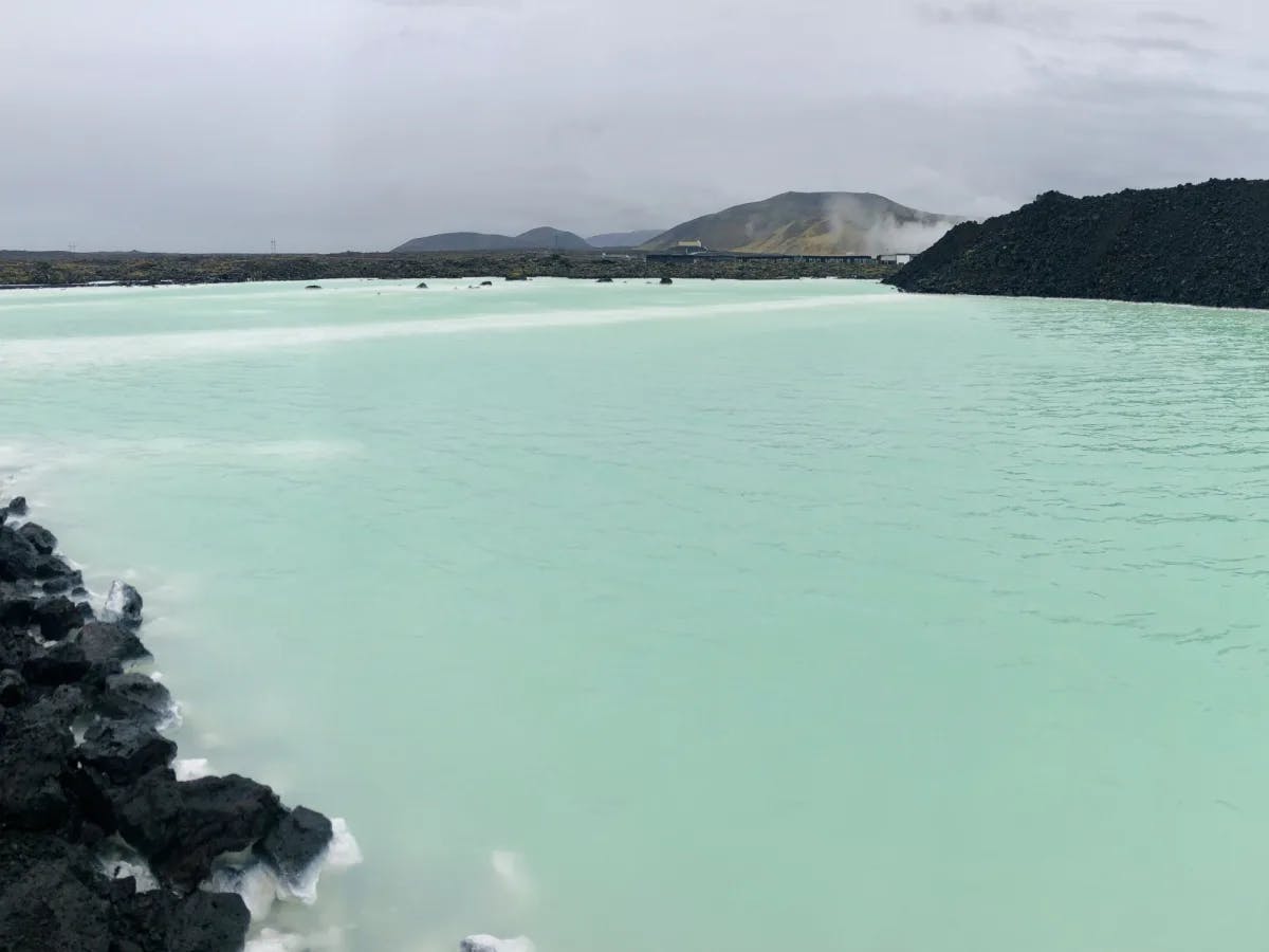 Blue water in Iceland