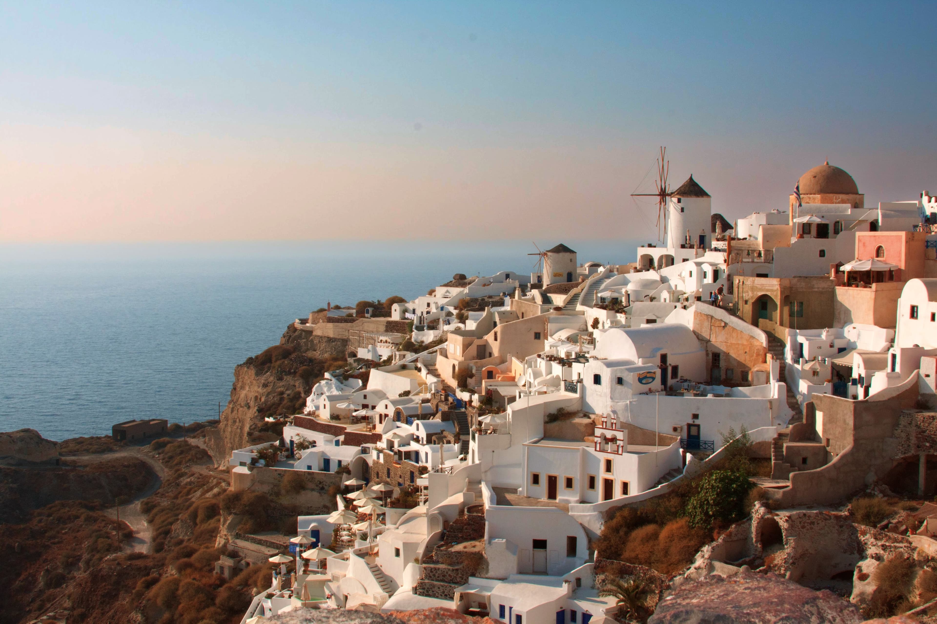 Beautiful view of Santorini