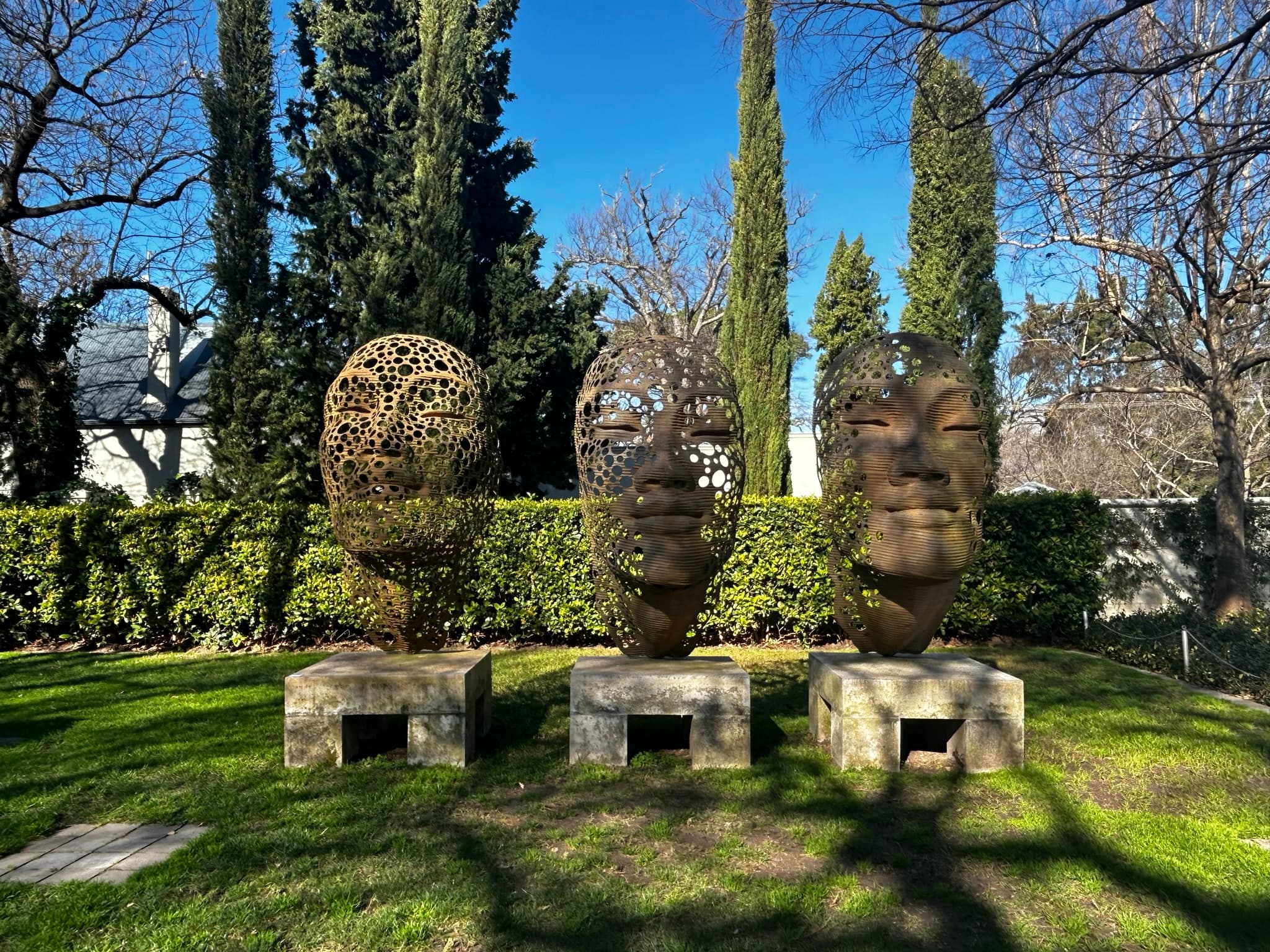 statues in the garden