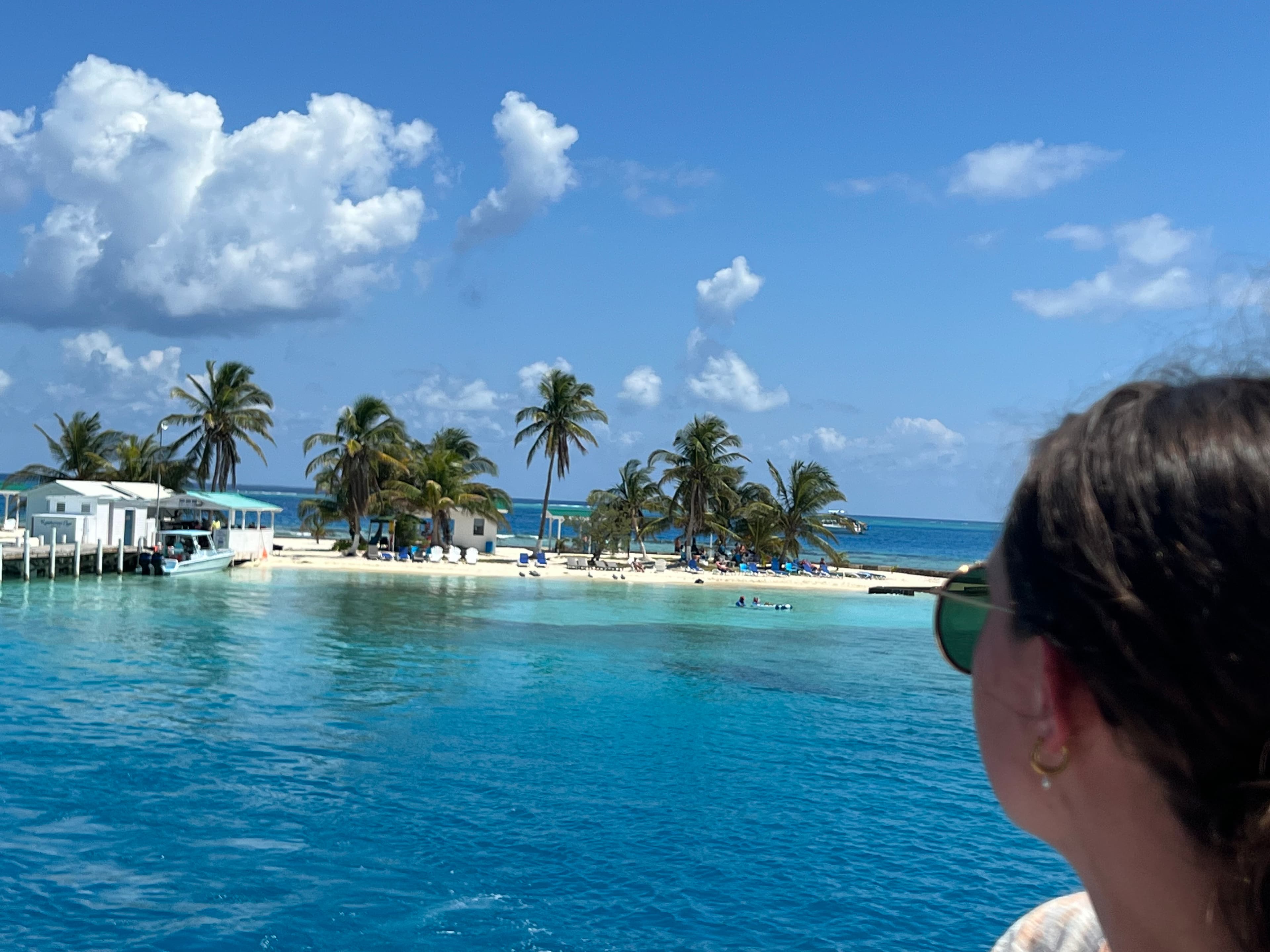 Travel advisor posing on the seaside