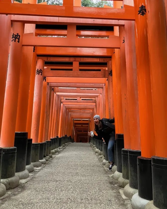 Visiting Fushimi Inari Taisha Sembon Torii