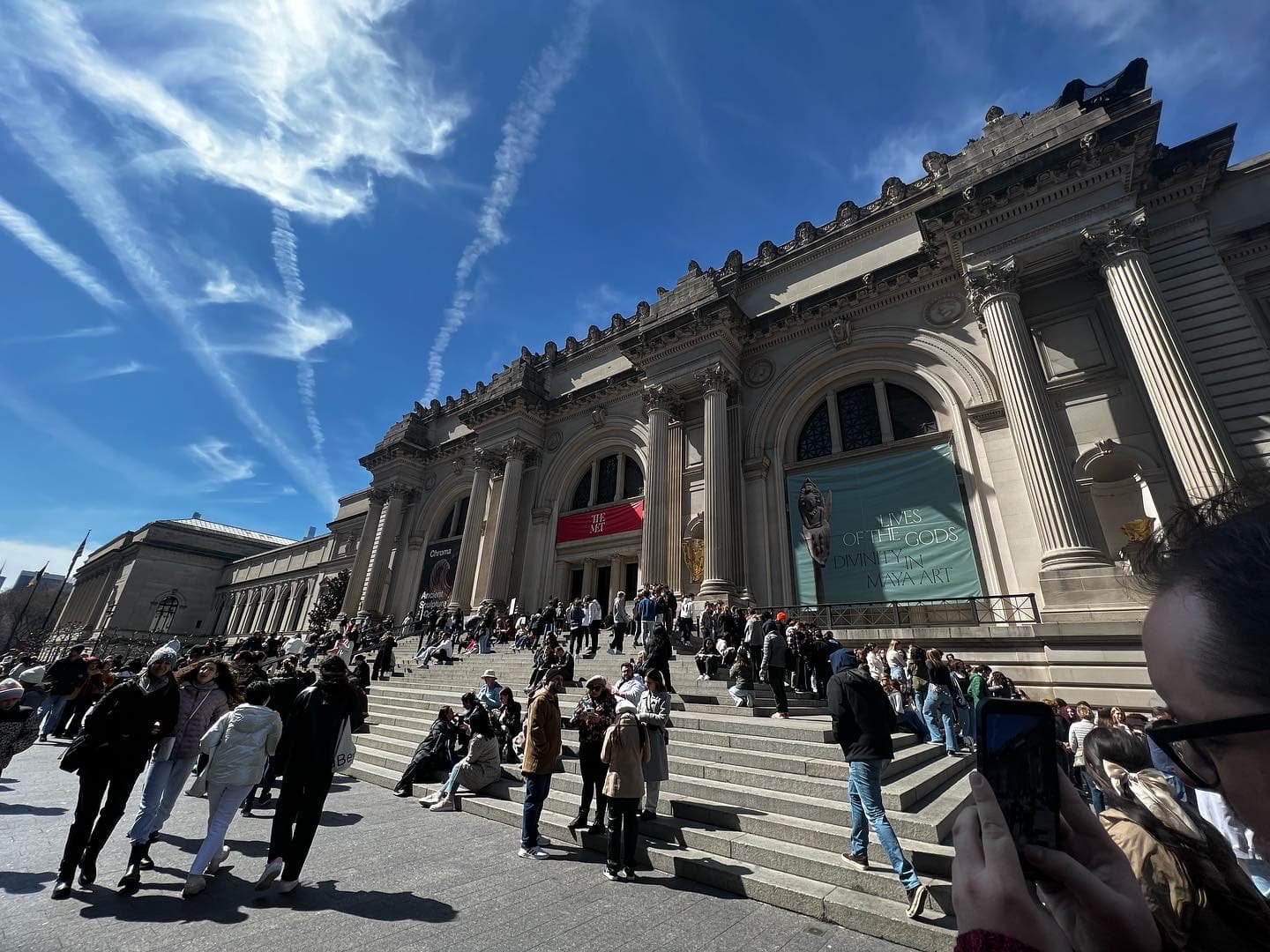 The MET steps, NYC.