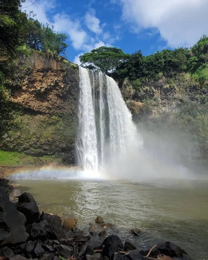 A beautiful waterfall