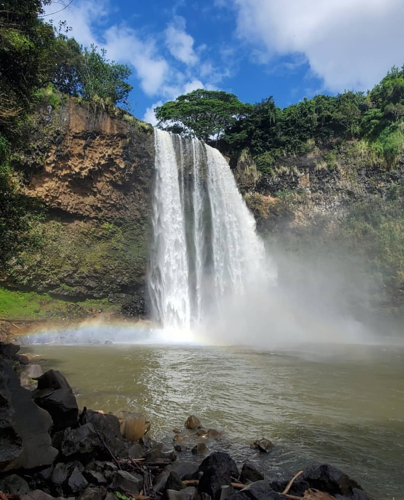 A beautiful waterfall