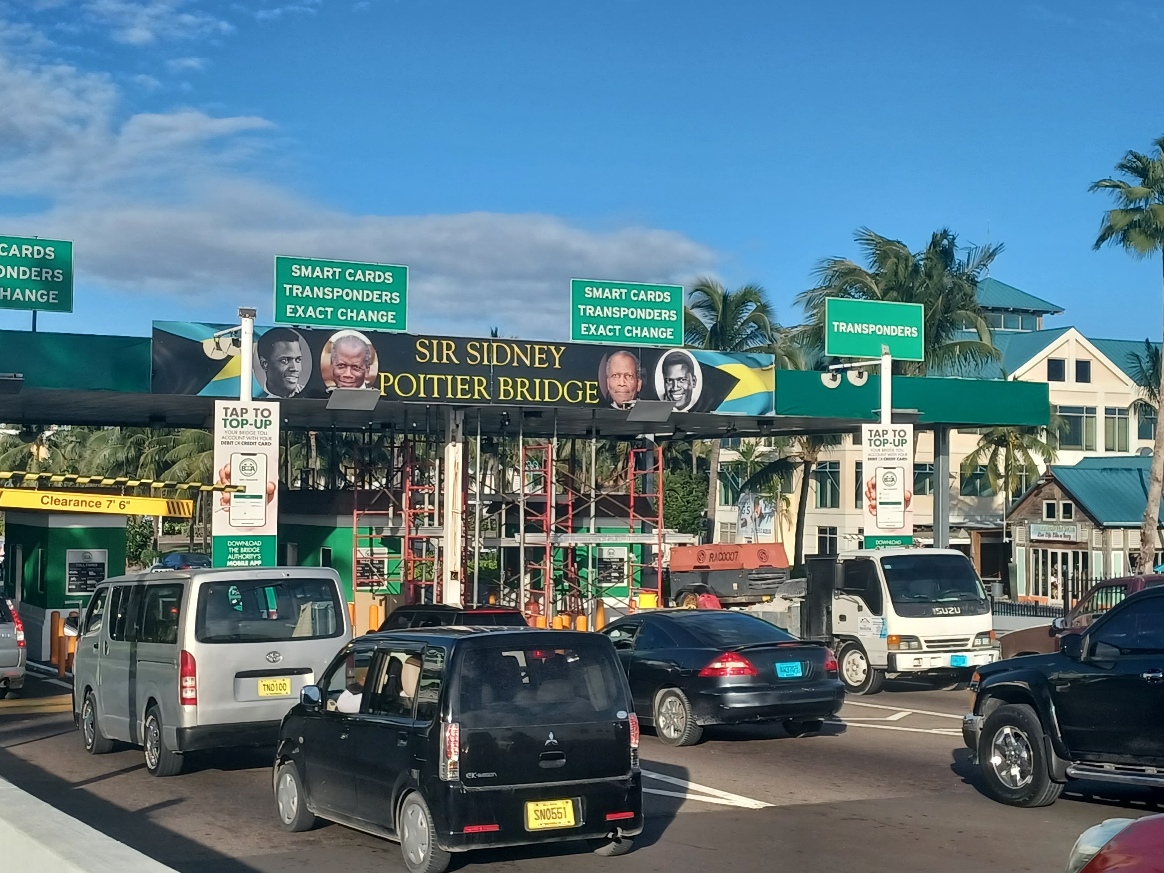 Shops with cars parked