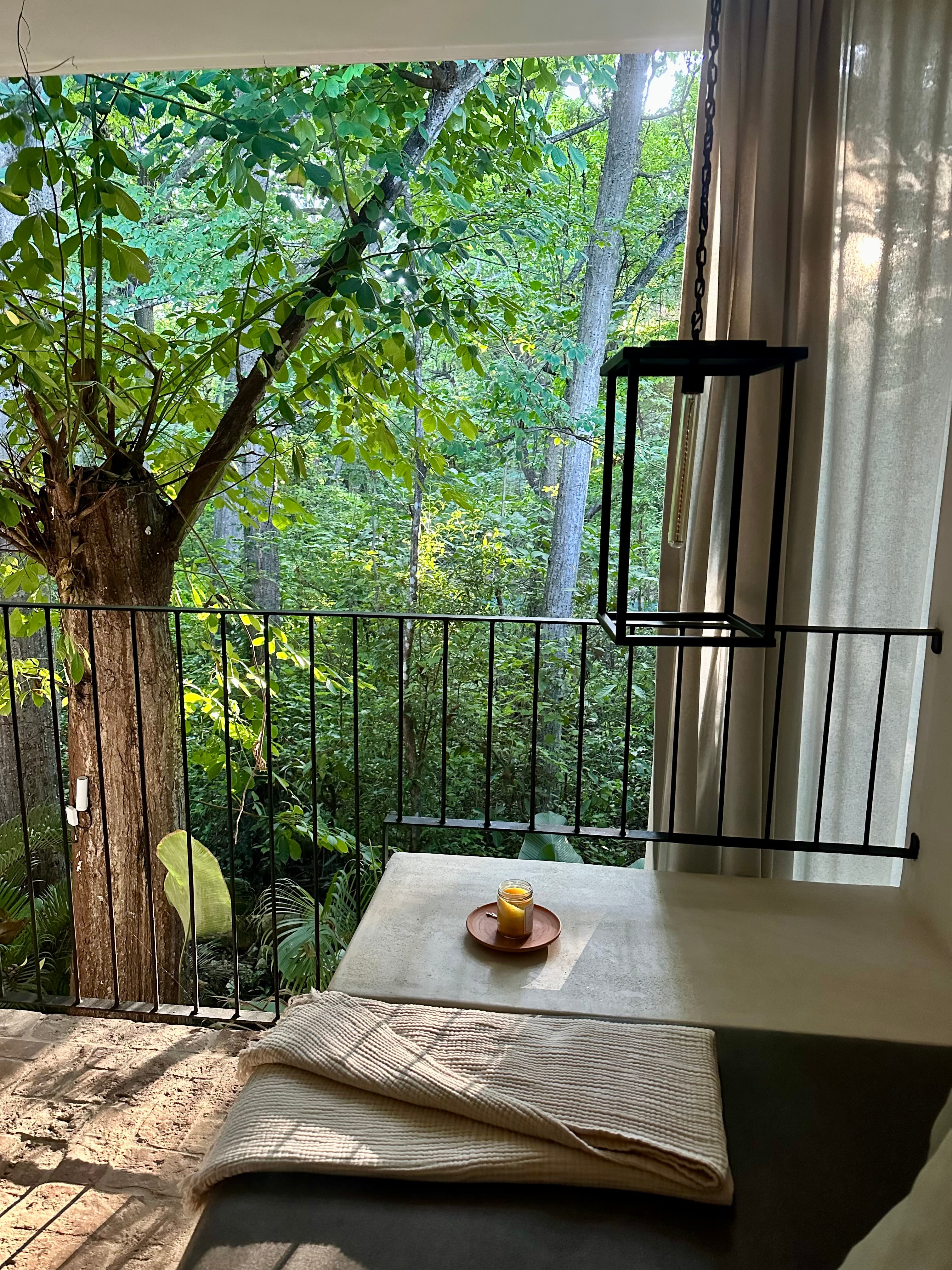 View from a luxury hotel