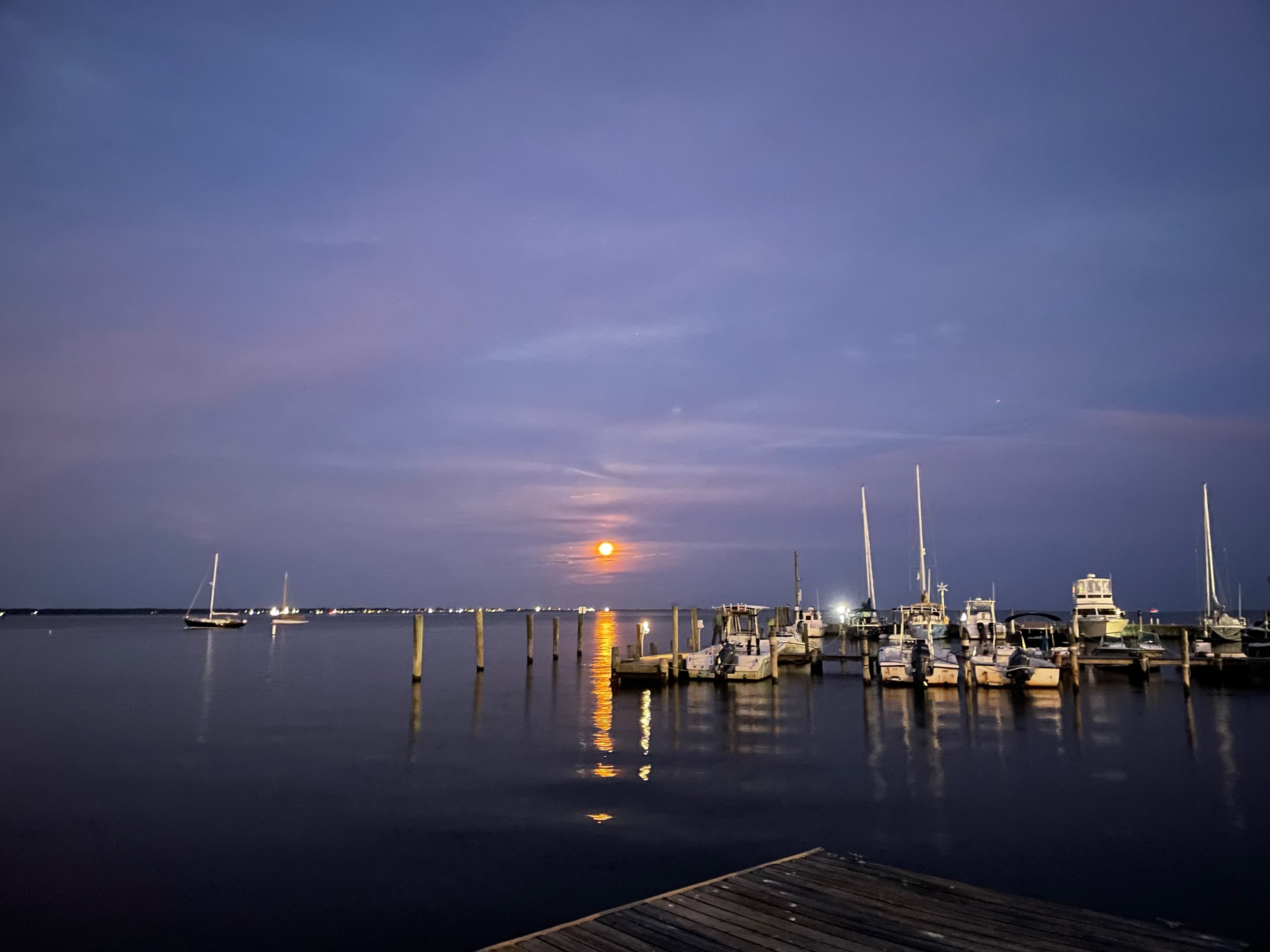 Picture of dock at dawn