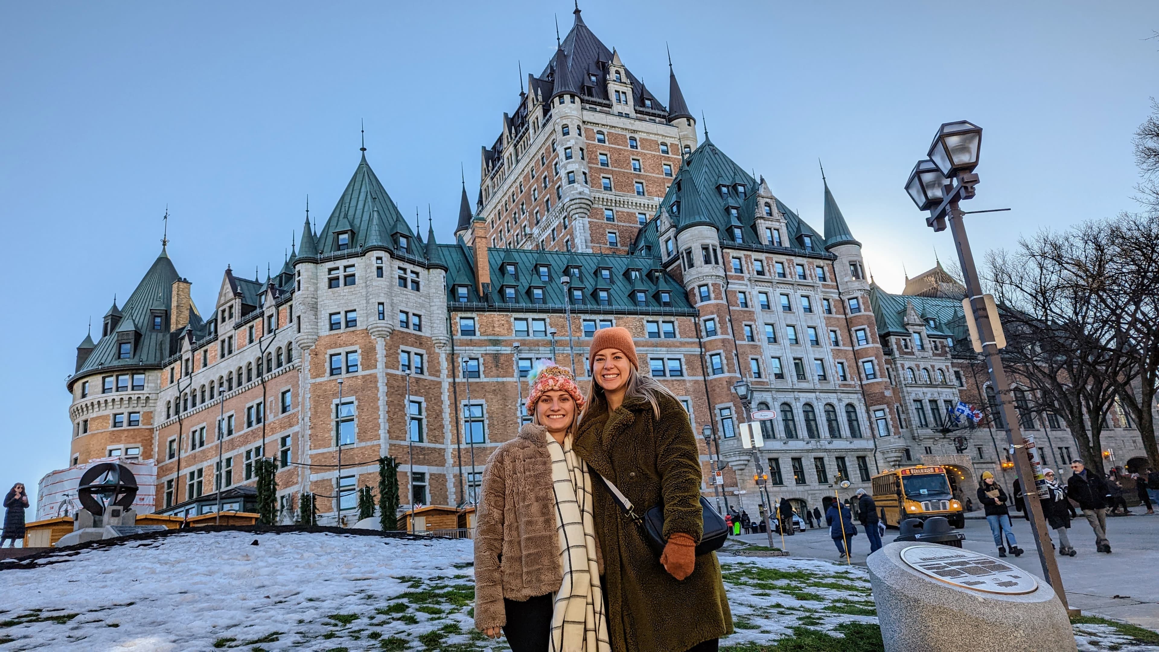Travel advisor posing in a snowy region