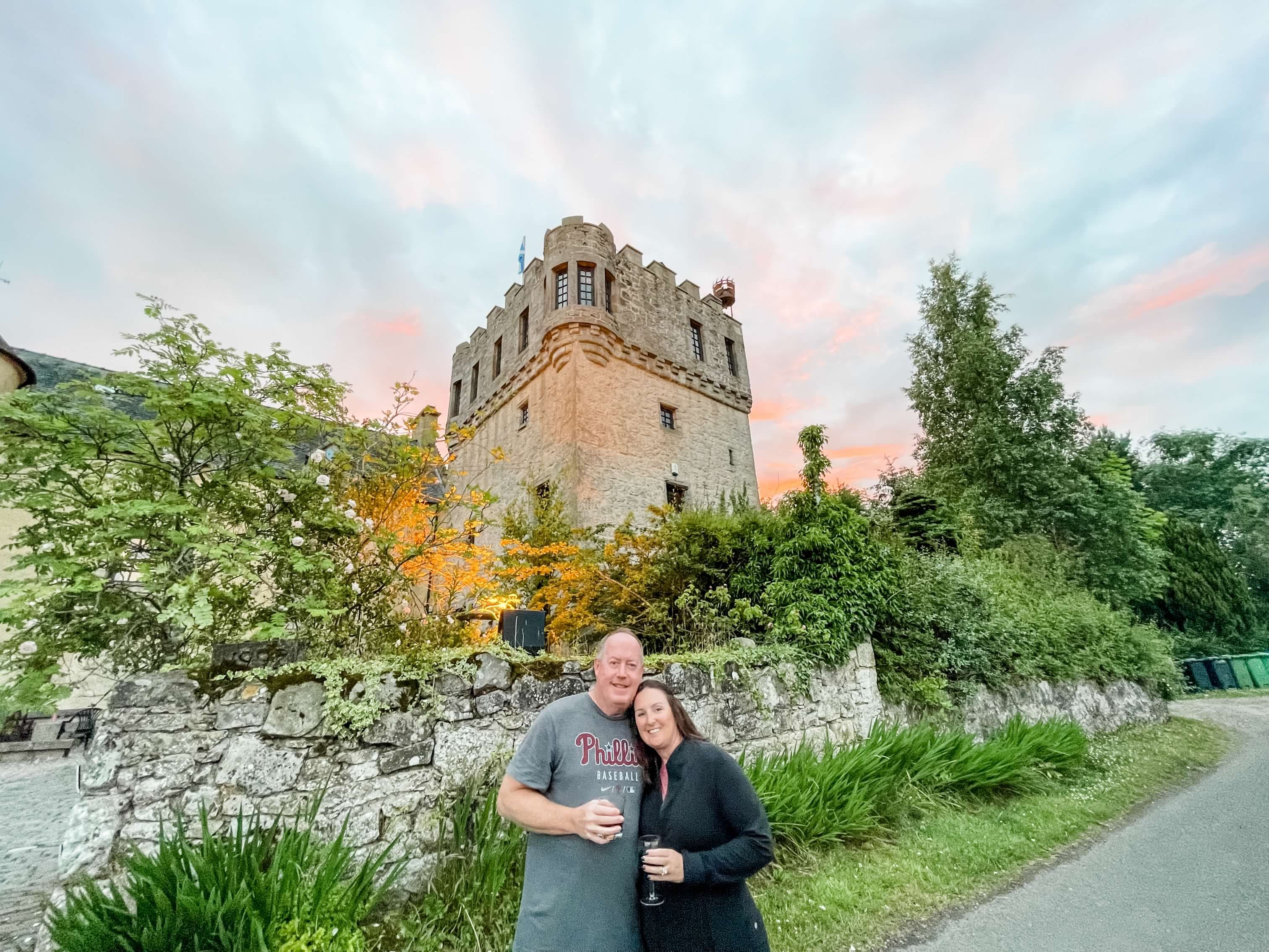 Posing for a couple photo