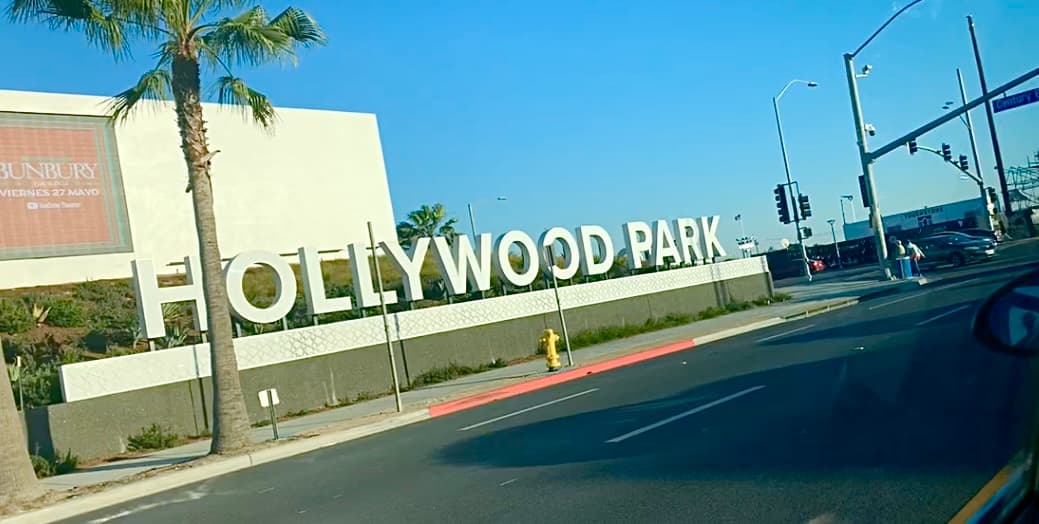 Sign of a Hollywood Park
