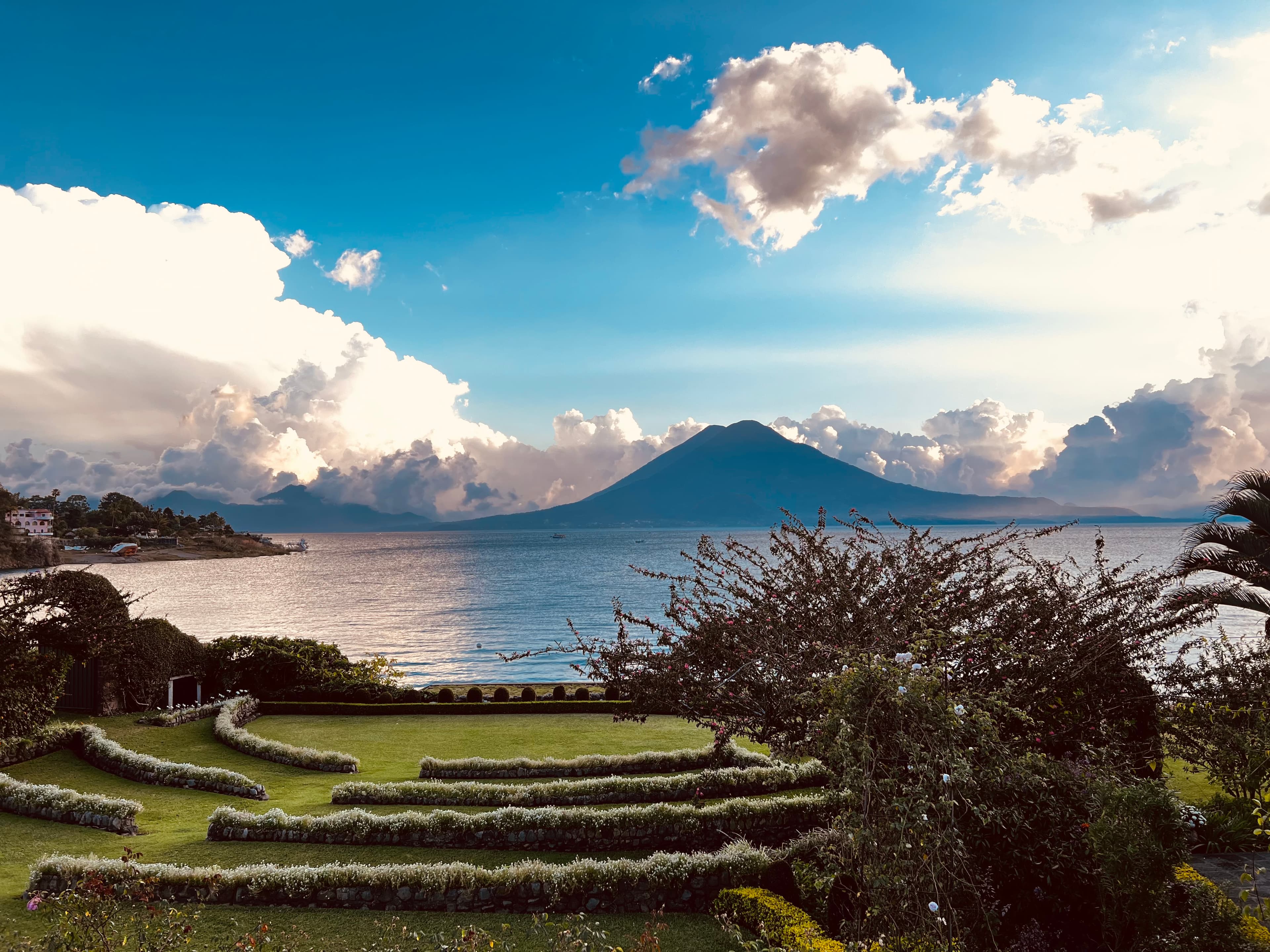 Beautiful view of Lake Atitlán