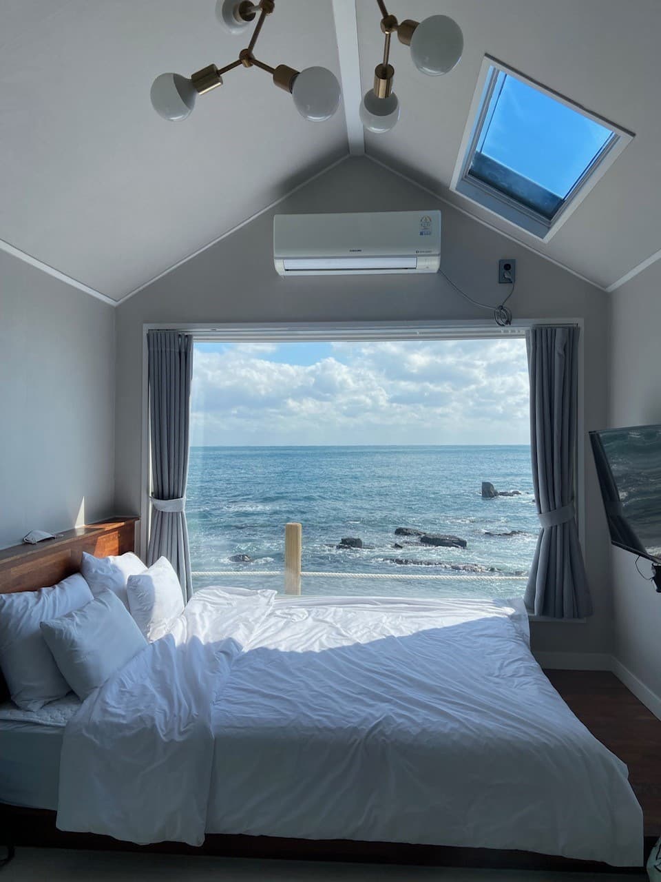 A room with beach view