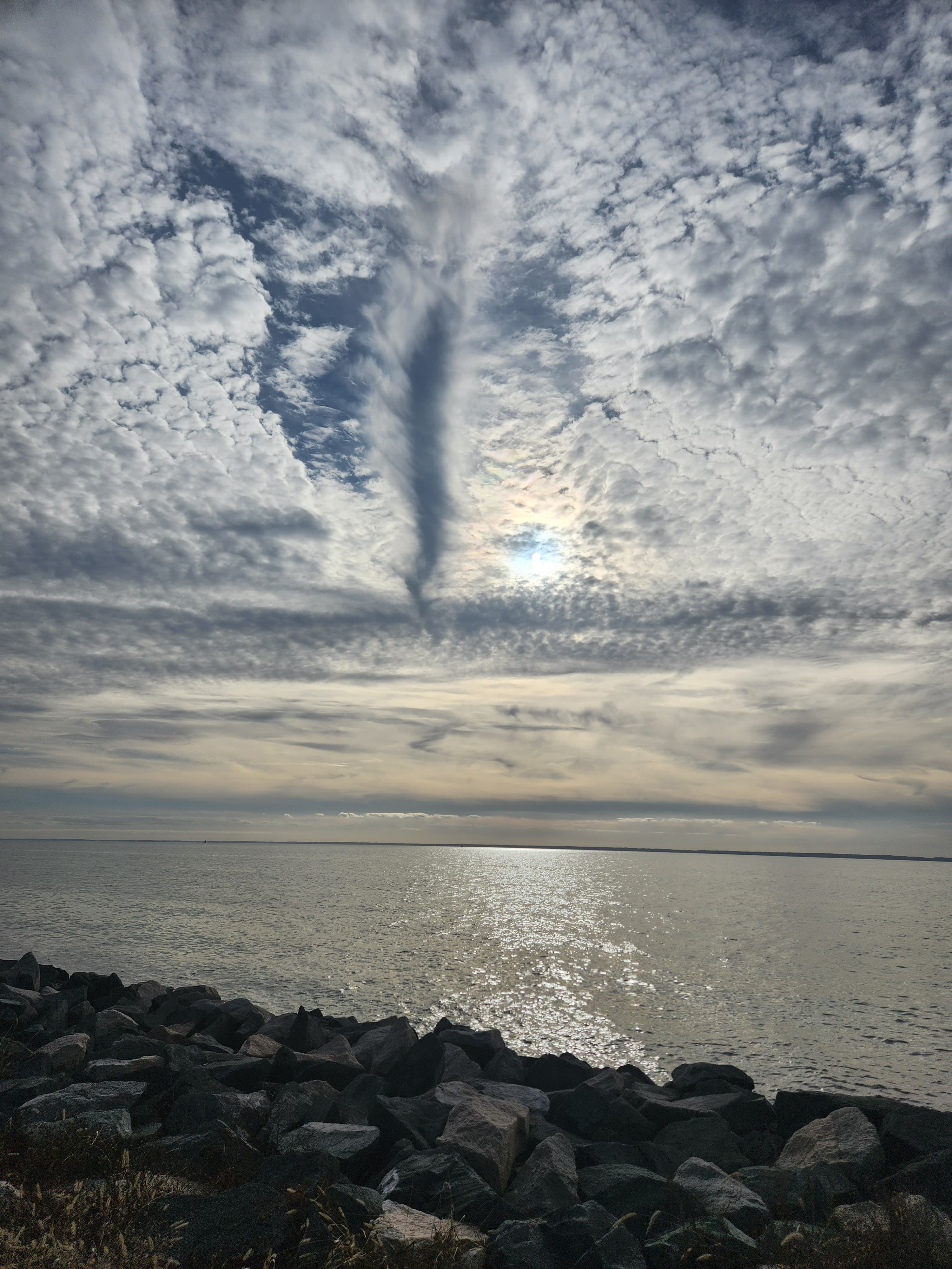 View of the sea and sky