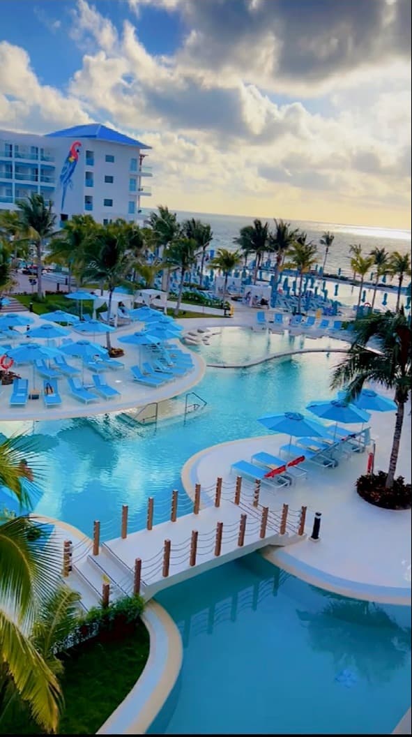 Beautiful view of Margaritaville Island Reserve Riviera Maya hotel