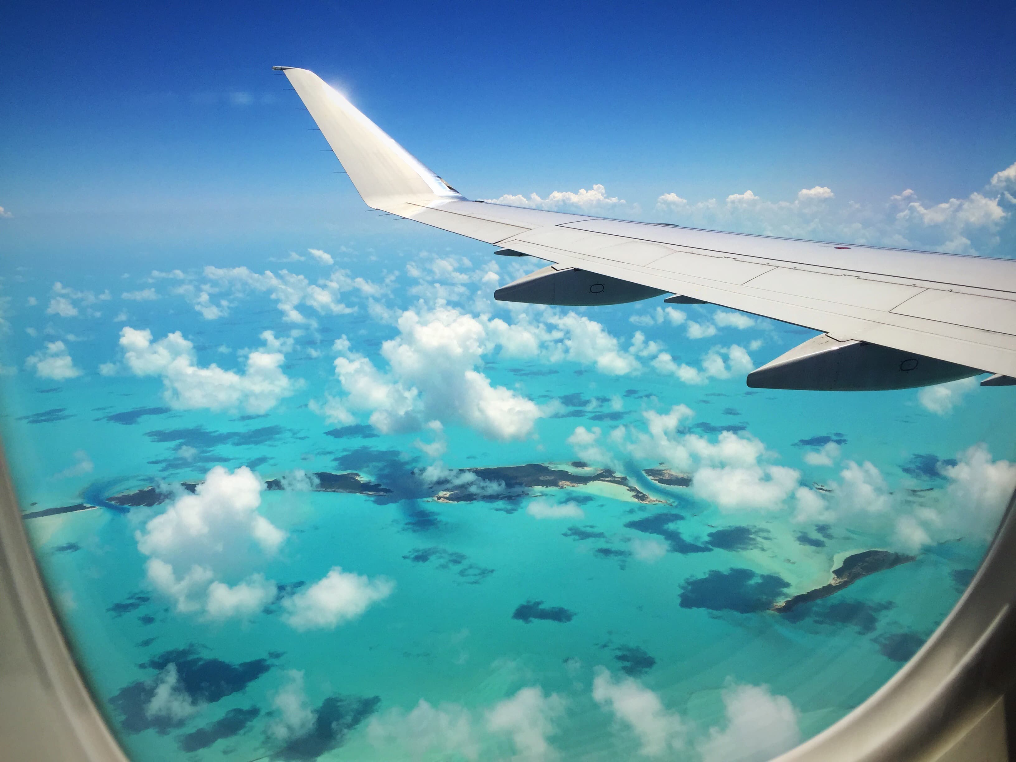 View from the plane window