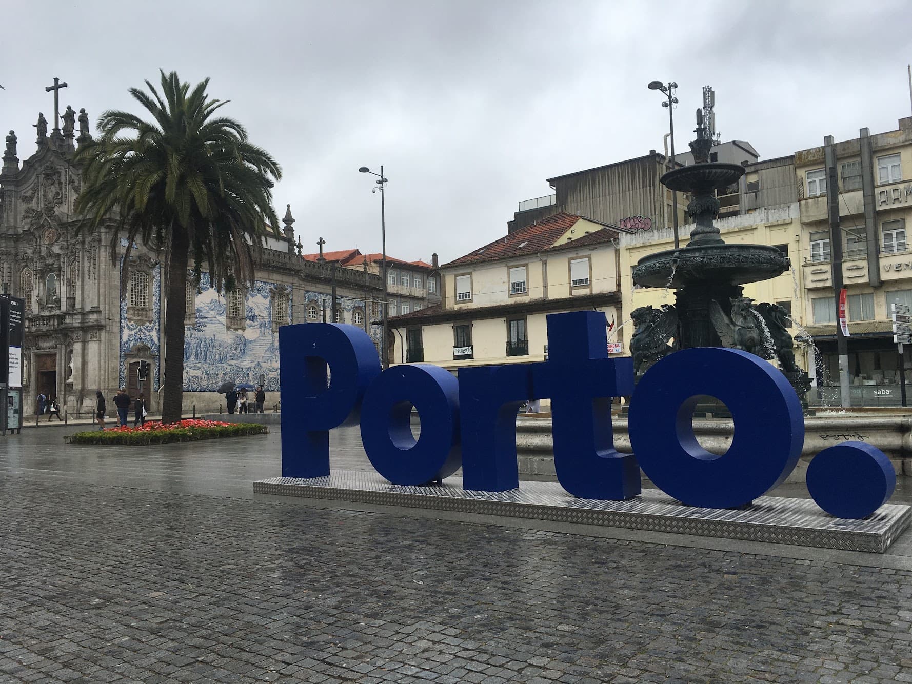 View of Porto written