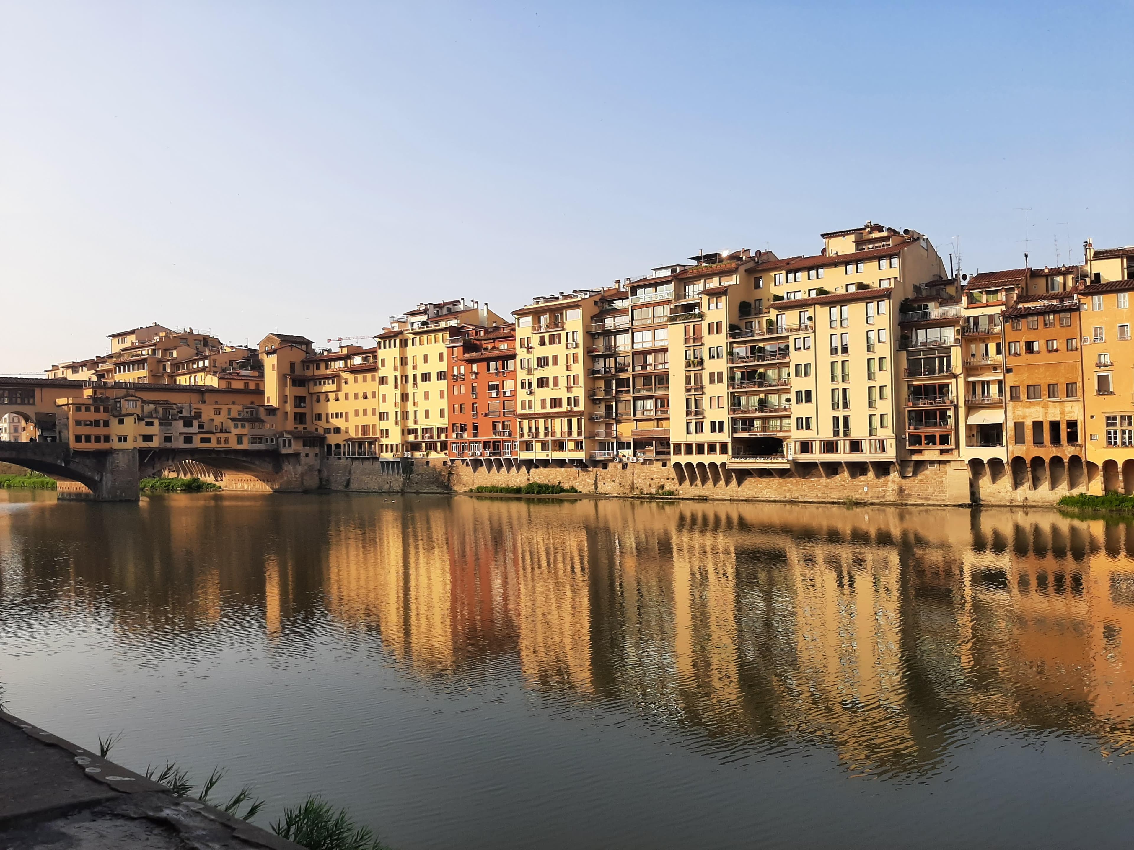 Picture of lake with buildings