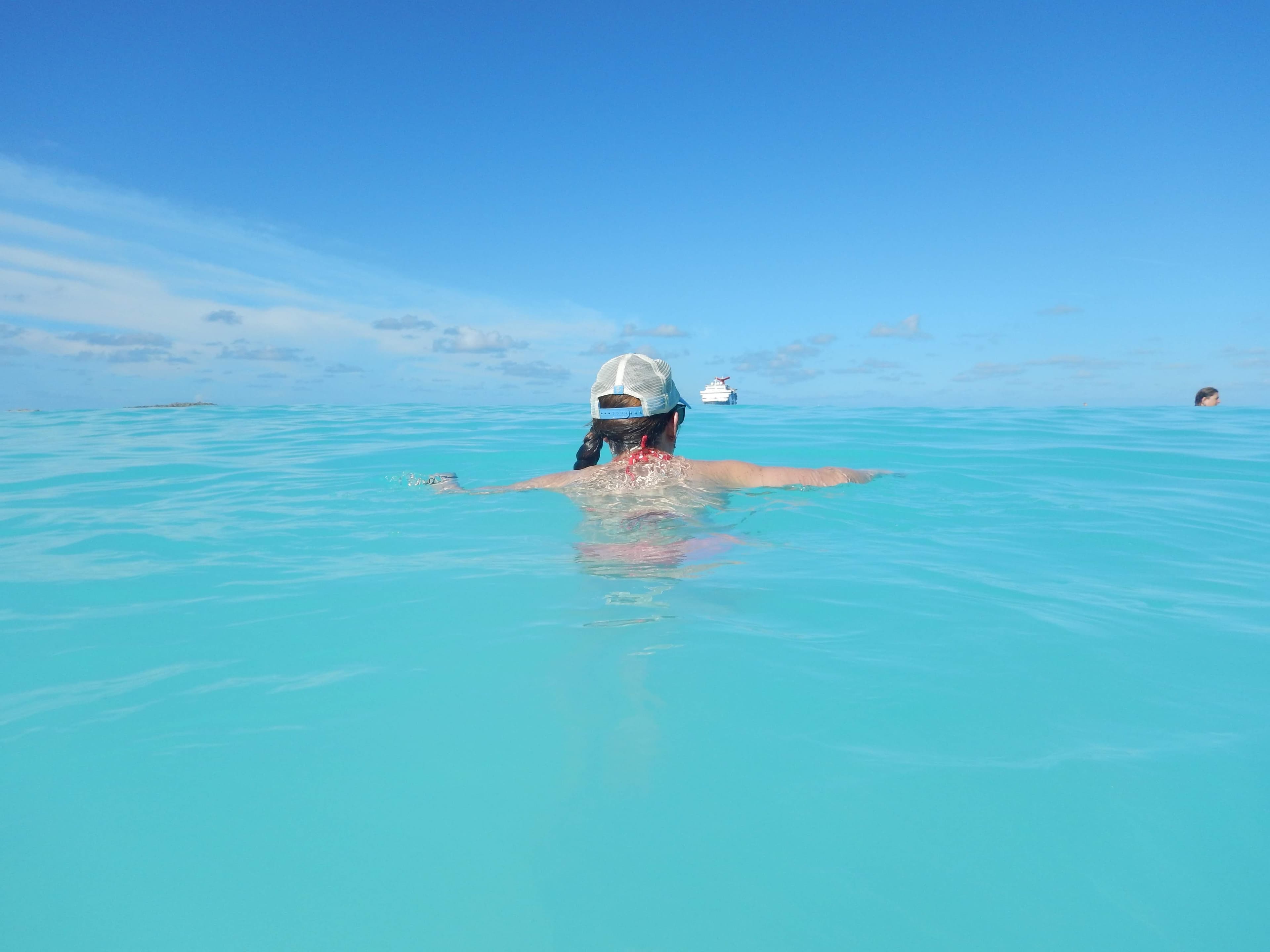 Travel advisor swimming