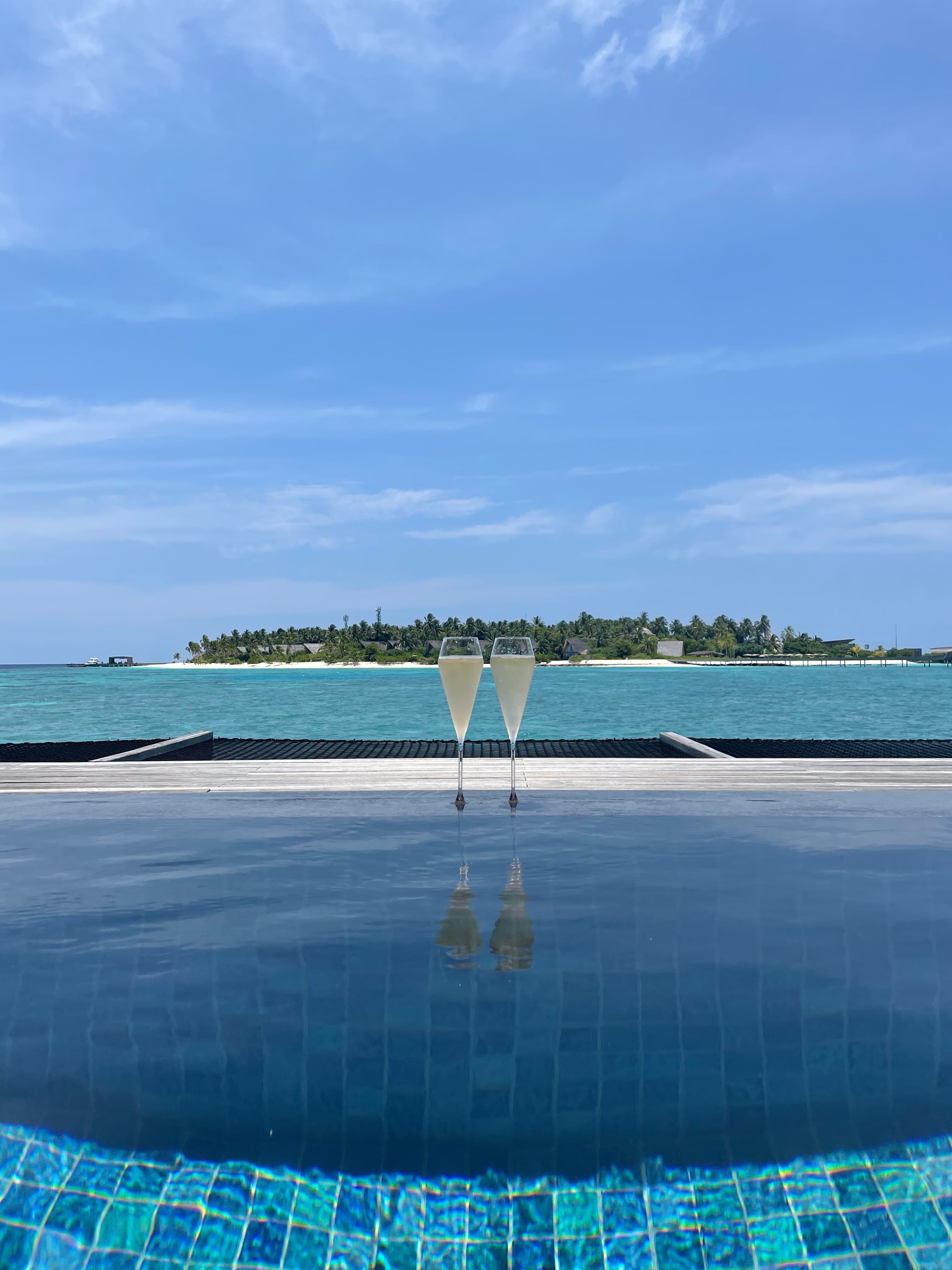 View of a pool and pool side