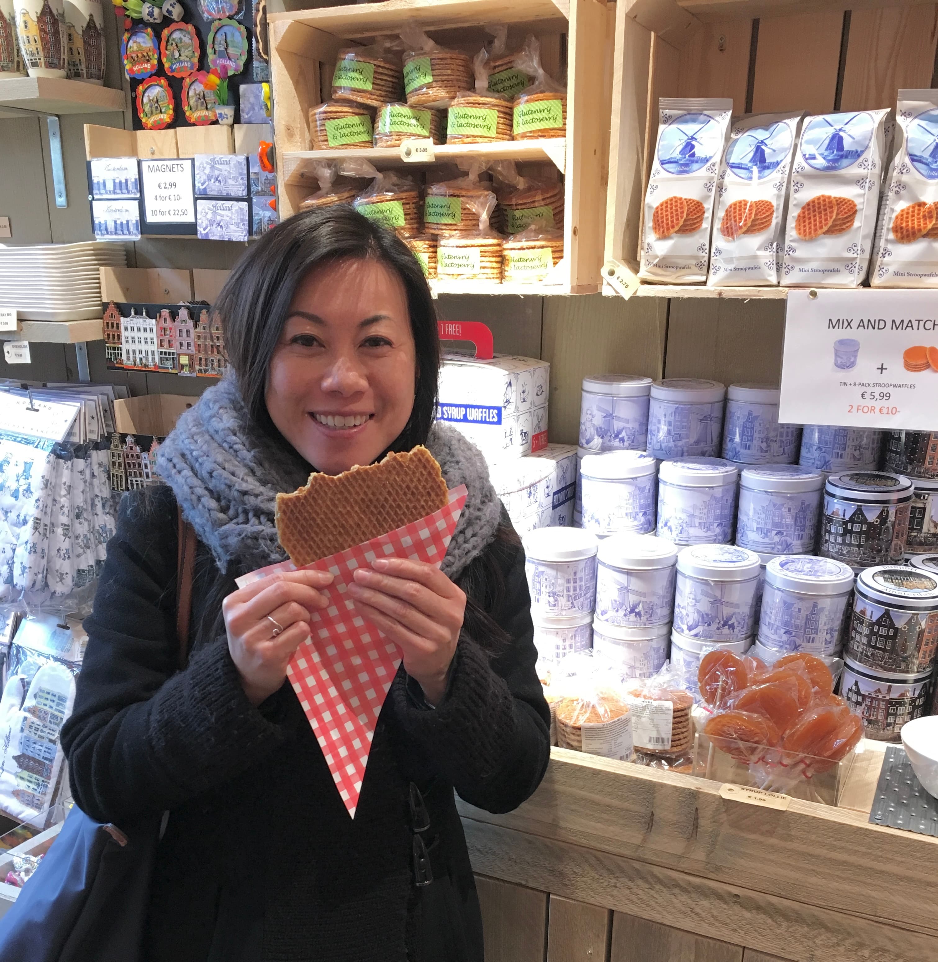 Winnie in a candy shop