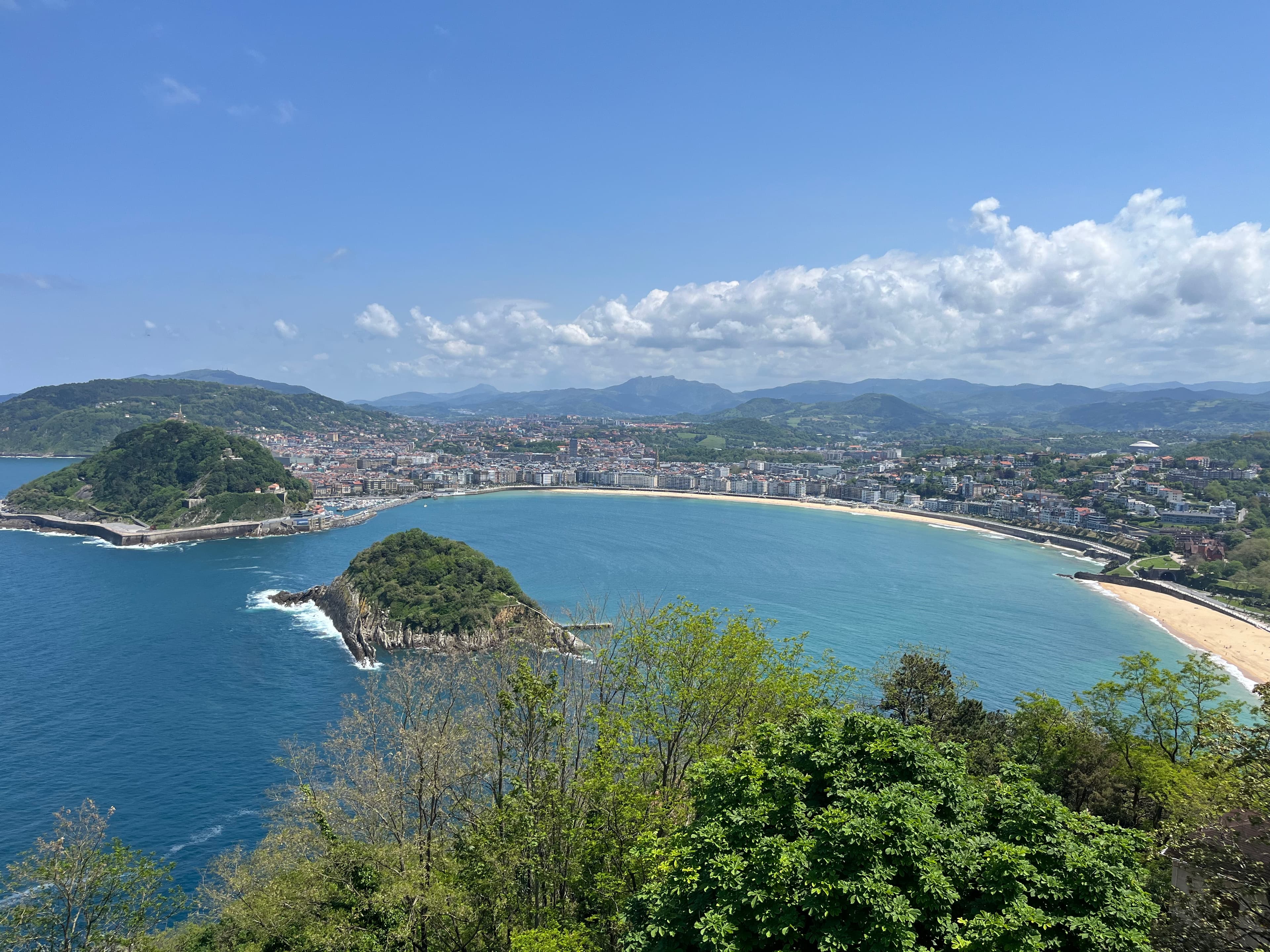 Picture of sea at San Sebastian