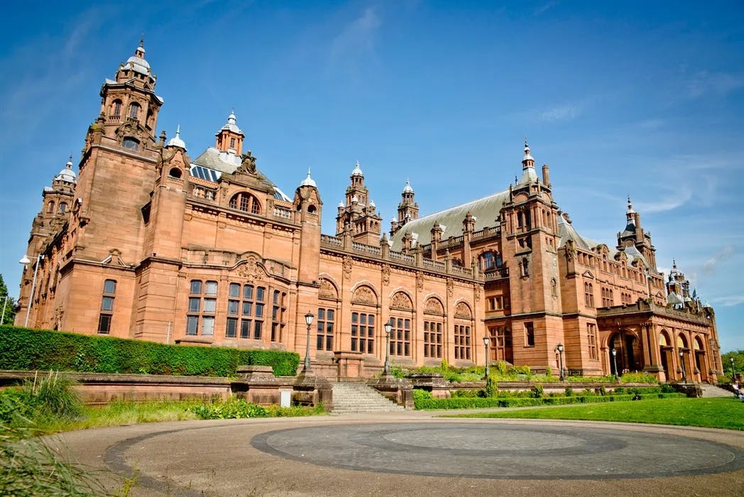 Kelvingrove Art Gallery and Museum showcases diverse collections of art, artifacts and natural history.