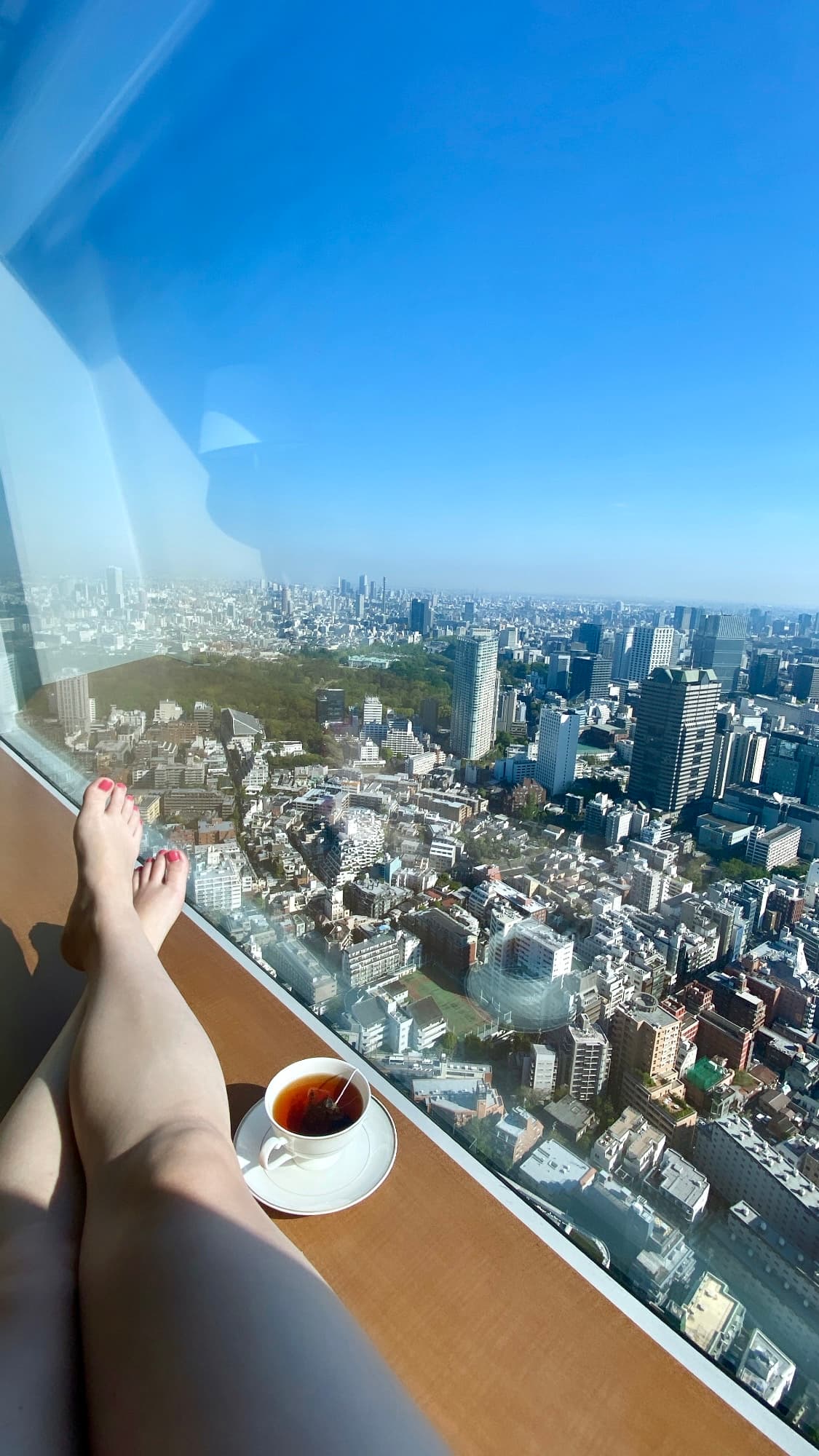 Window view of the city