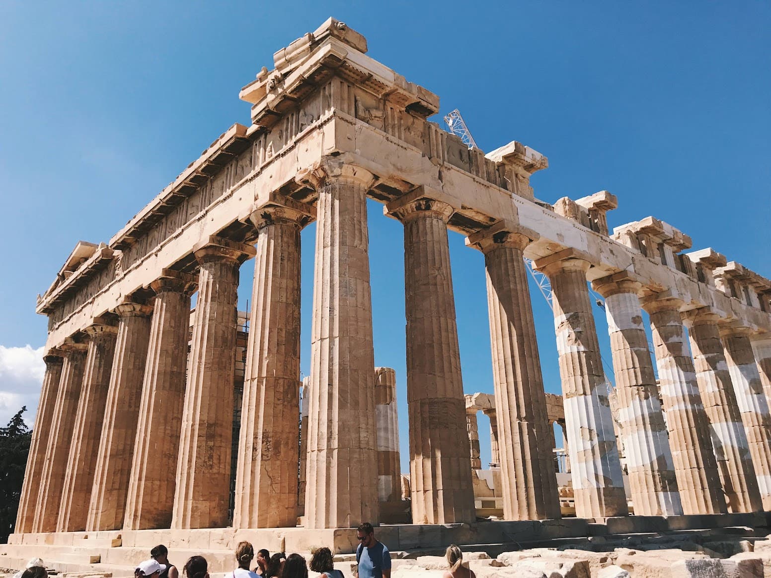 Ruins of an old Greek building