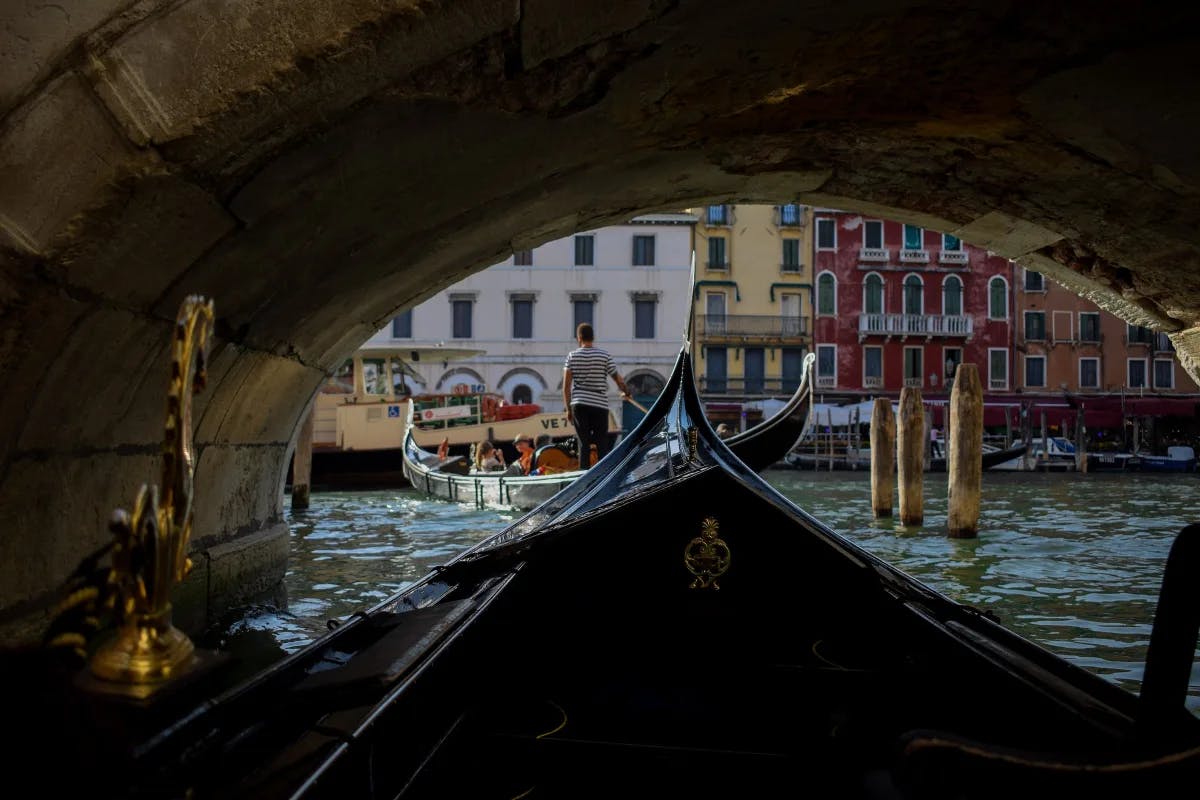 The Grand Canal is a channel in Venice.
