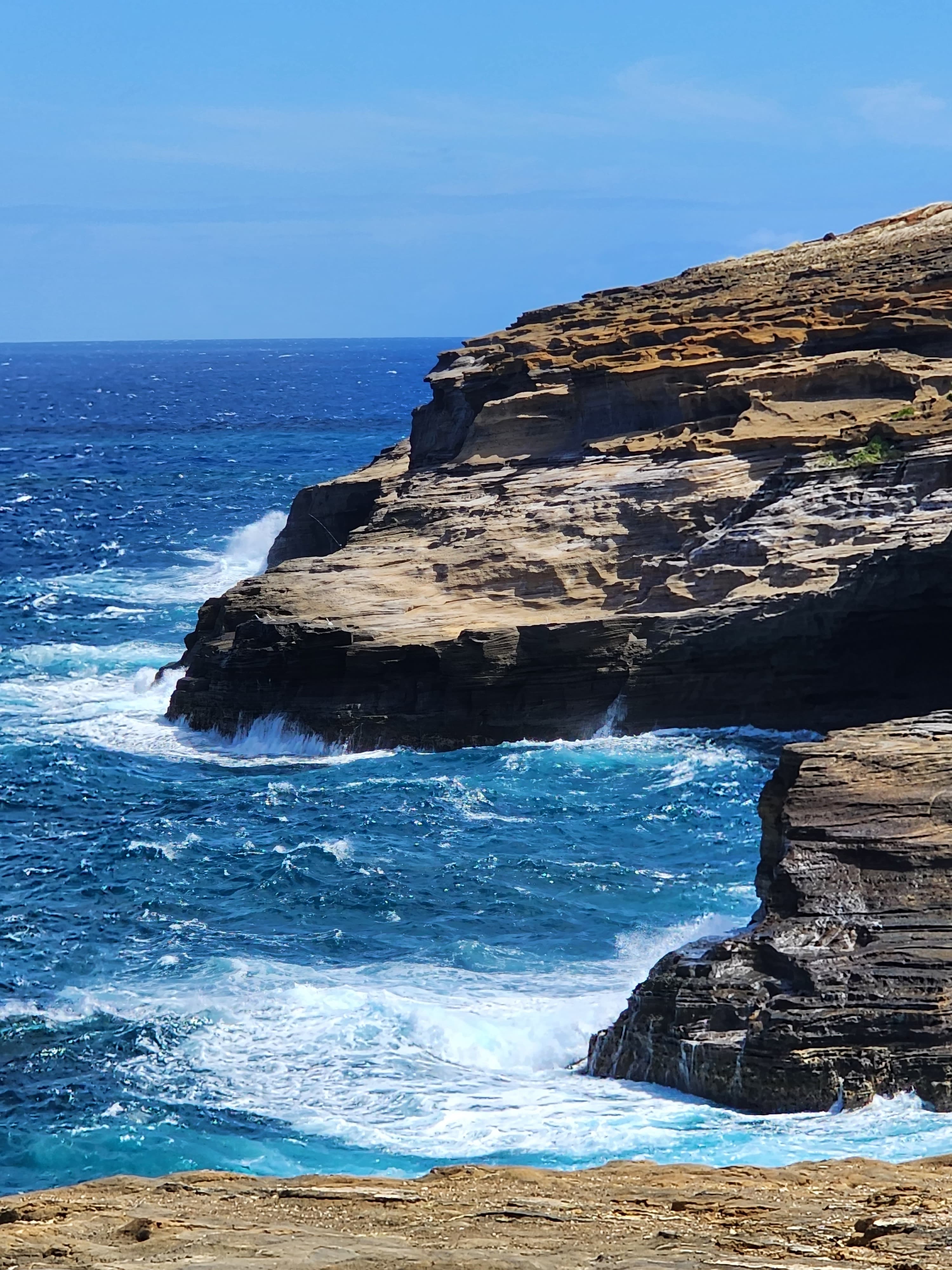 A beautiful sea weave and sea stacks