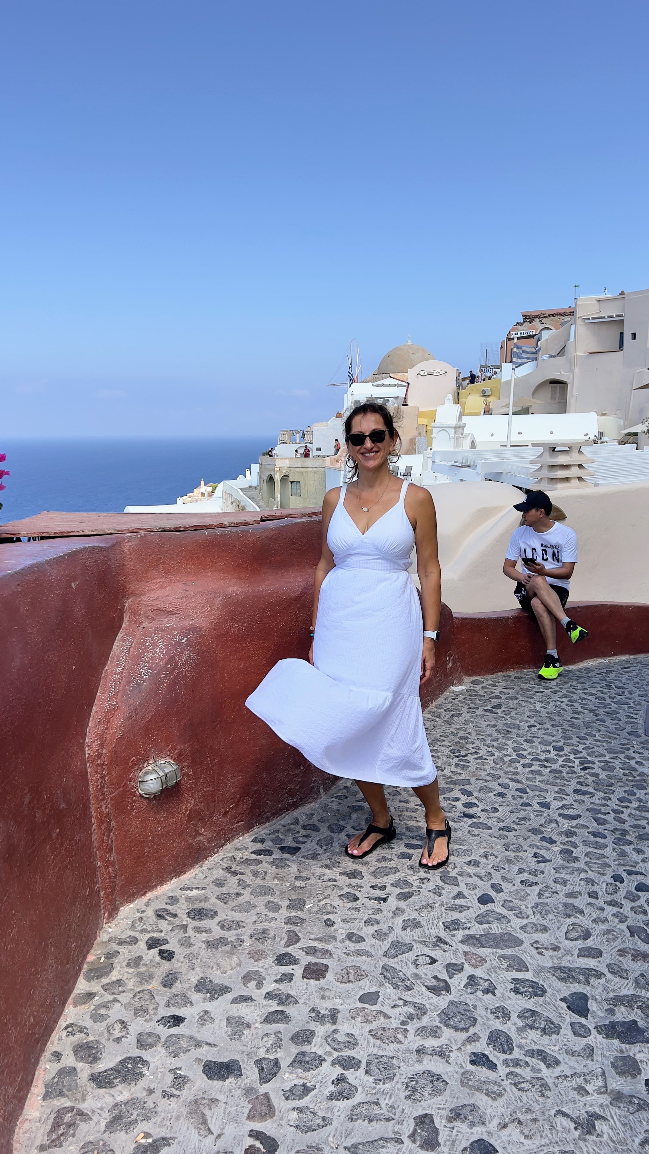 A picture of Vesna in white dress