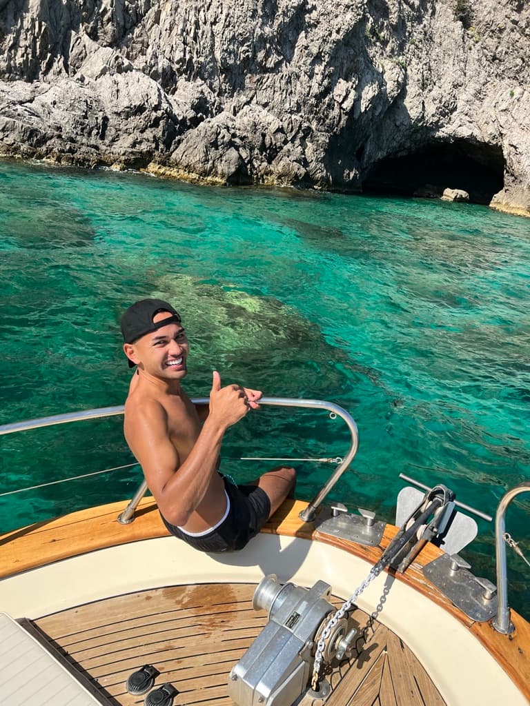 Picture of Luan on a cruise