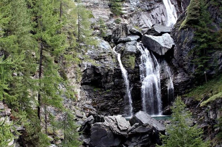 Waterfalls in Parco Nazionale Gran Paradiso